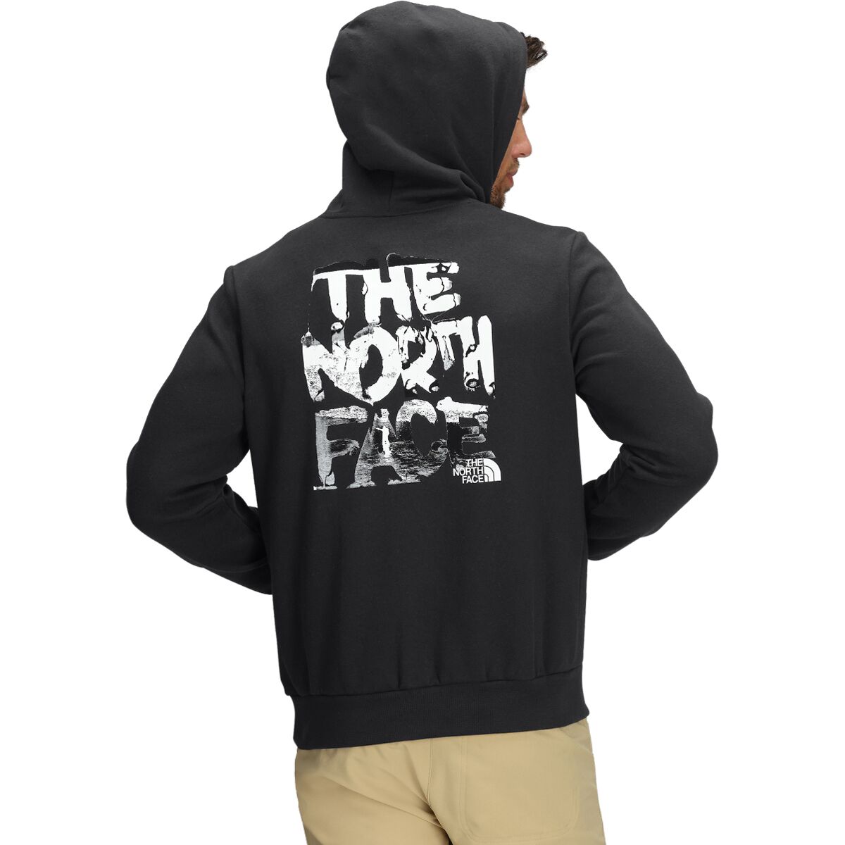 Image of The North Face Evolution Nature Exposure Graphic Hoodie - Men's TNF Black, S