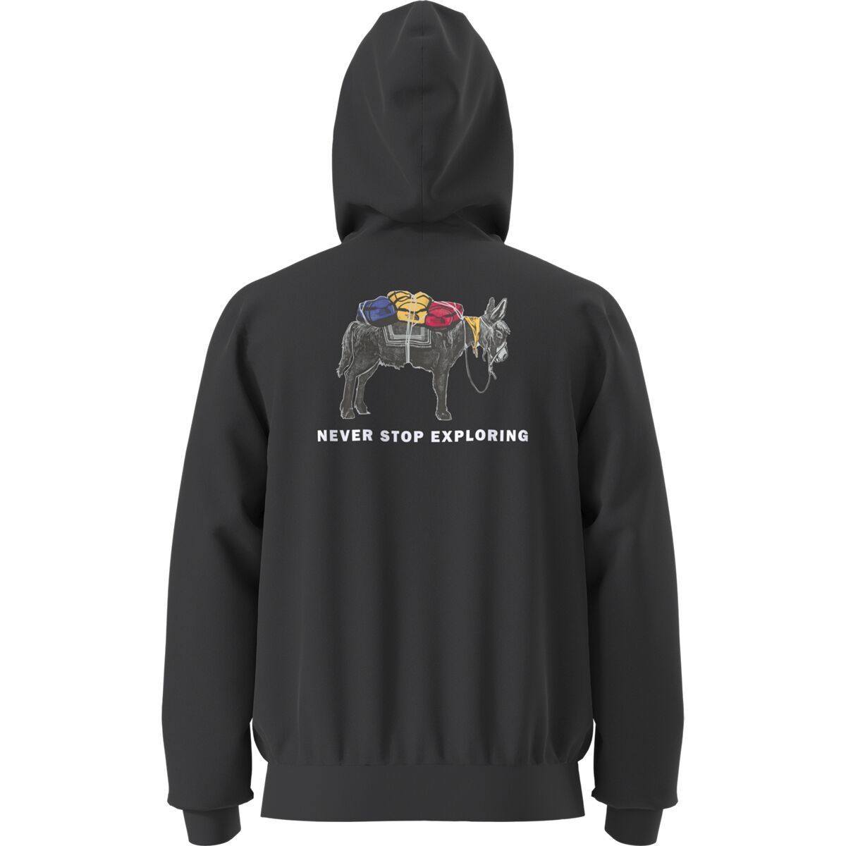 Image of The North Face Evolution Pack Graphic Hoodie - Men's TNF Black, XS