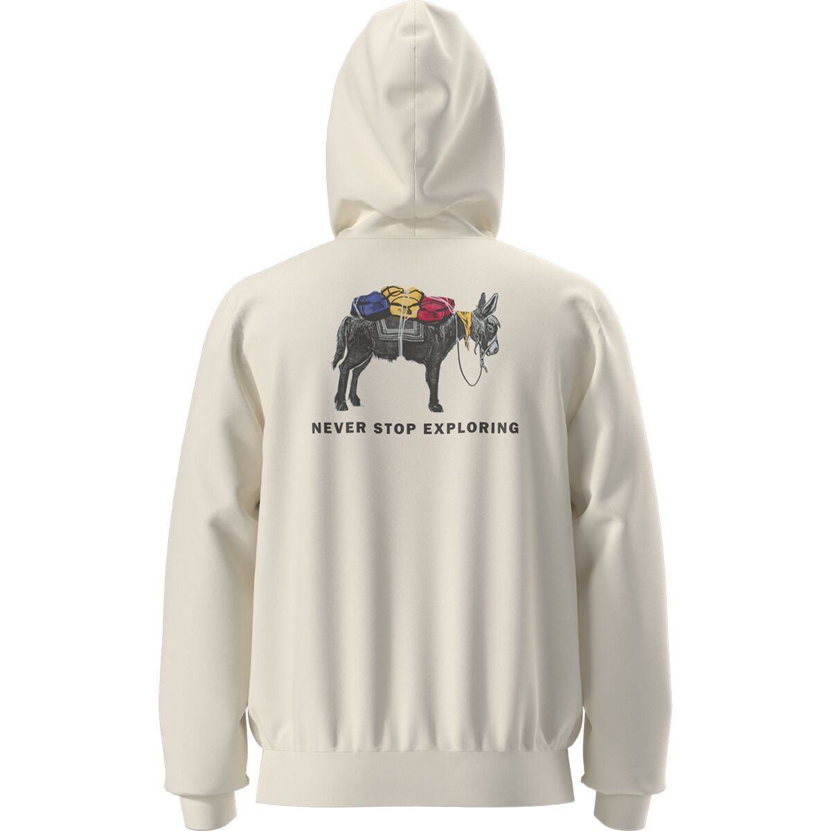 Image of The North Face Evolution Pack Graphic Hoodie - Men's White Dune, L