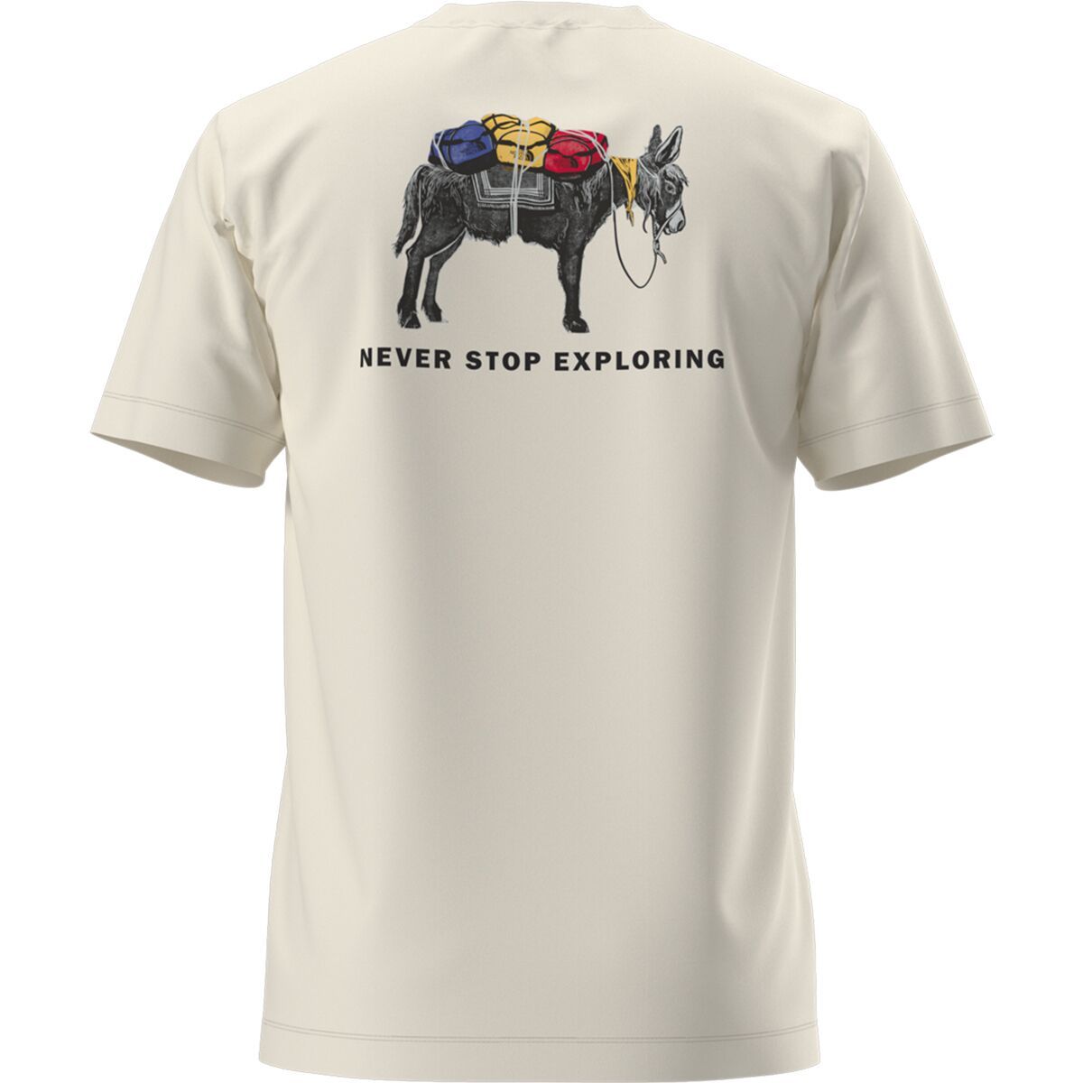 Image of The North Face Evolution Pack Graphic T-Shirt - Men's White Dune, XXL