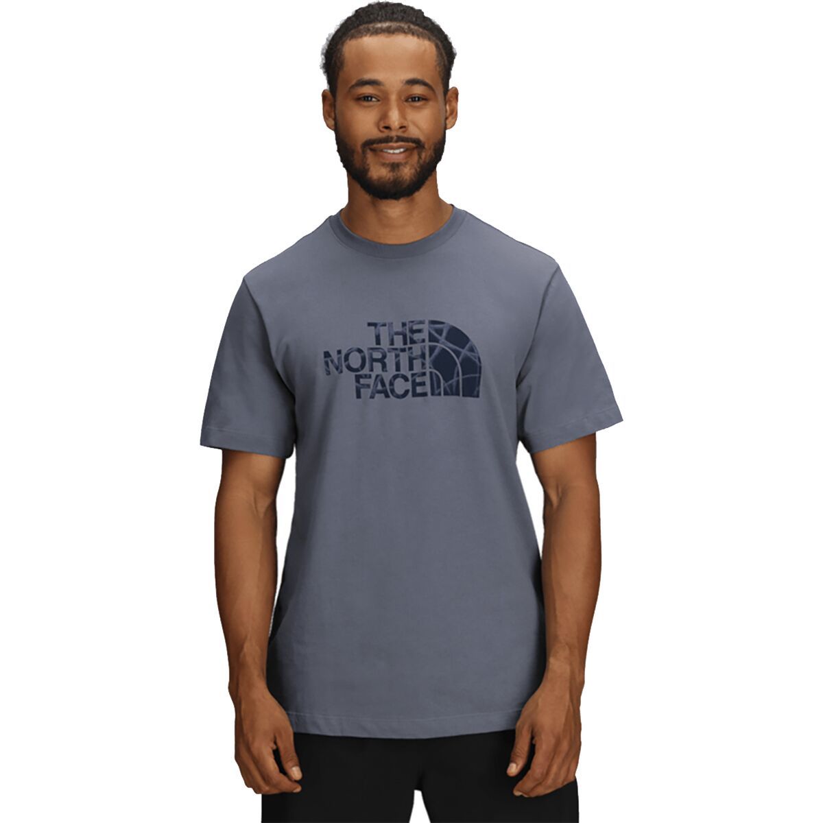 Image of The North Face Evolution Sun Halos Half Dome Graphic T-Shirt - Men's Twilight Galaxy, L