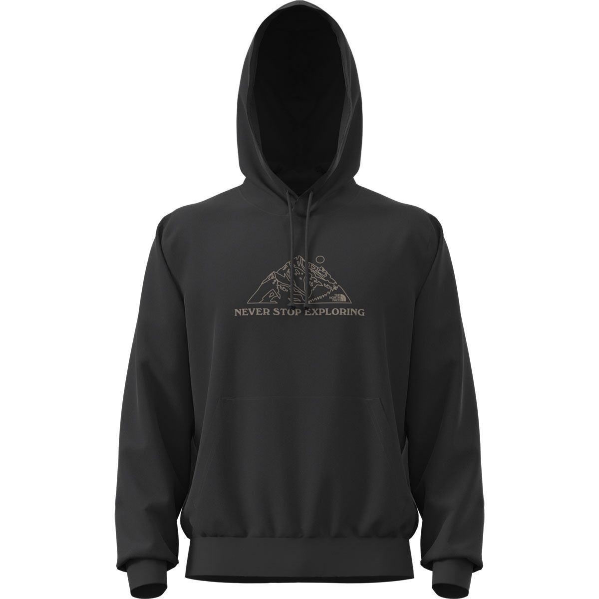 Image of The North Face Evolution TNF Mountain Graphic Hoodie - Men's TNF Black, XS