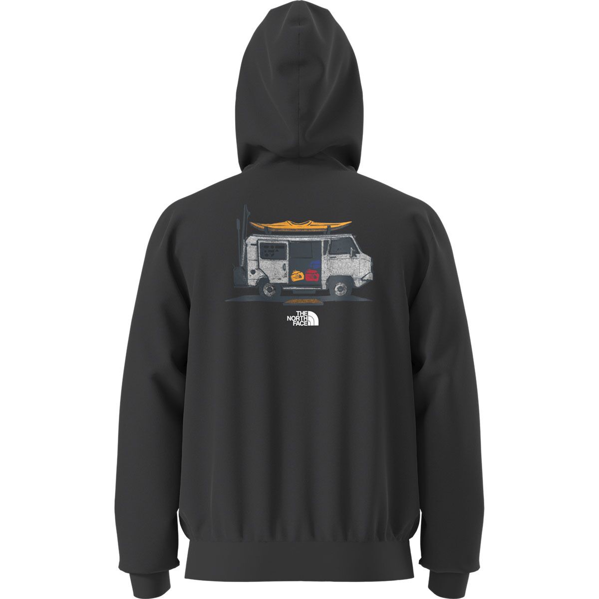 Image of The North Face Evolution Van Life Graphic Hoodie - Men's TNF Black, L