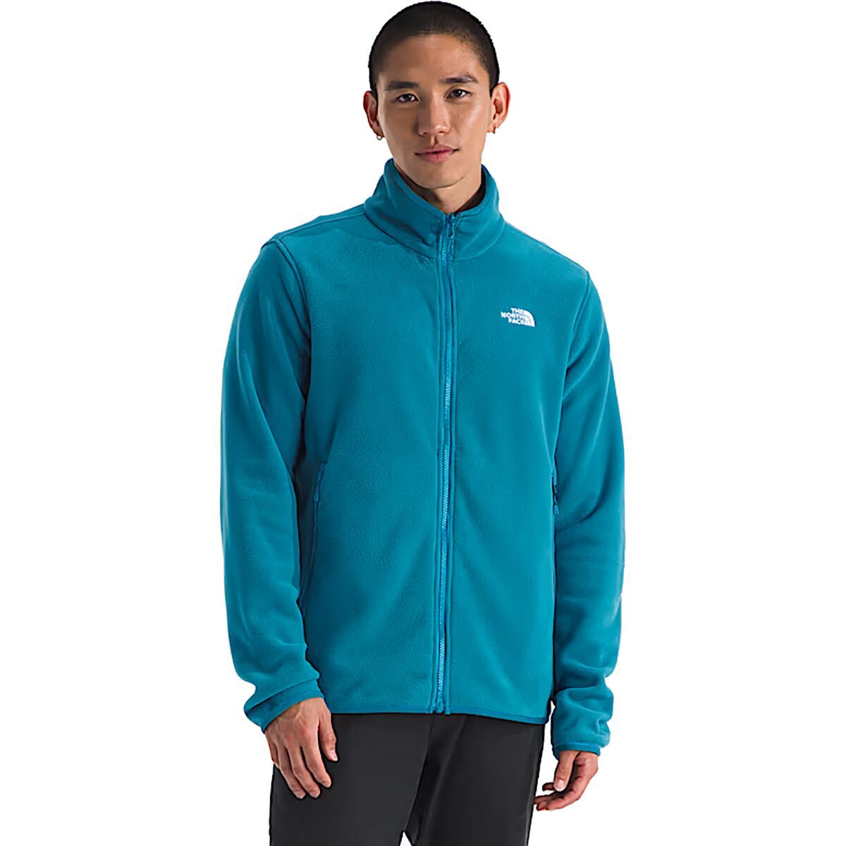 Image of The North Face Glacier Fleece Jacket - Men's Dusk Blue, S