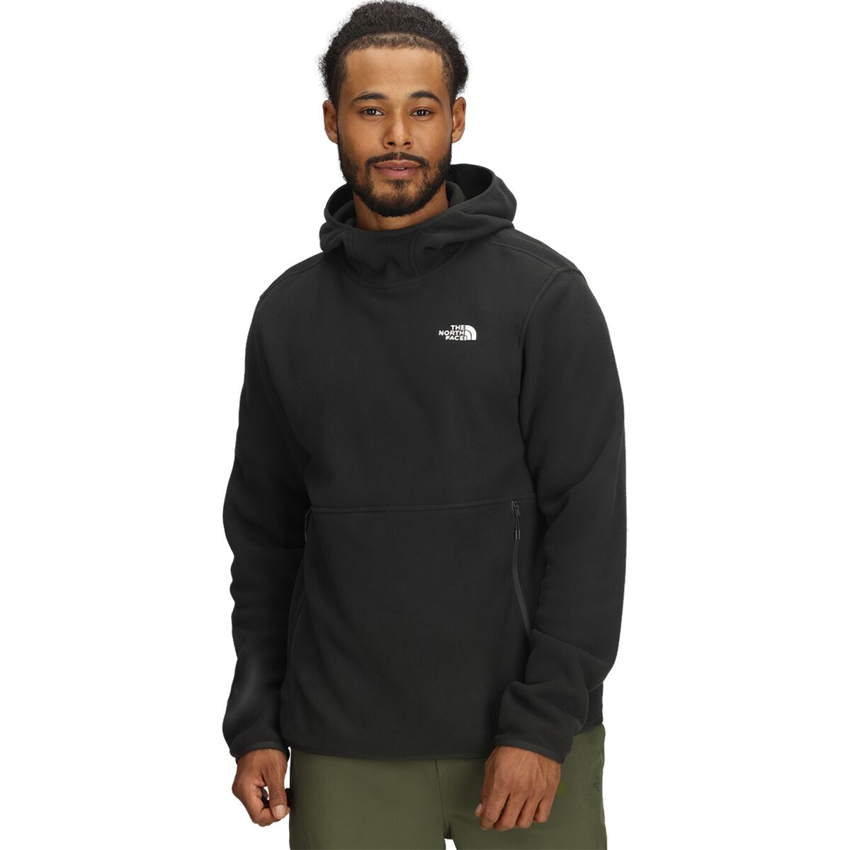 Image of The North Face Glacier Fleece Pullover Hoodie - Men's TNF Black, XL