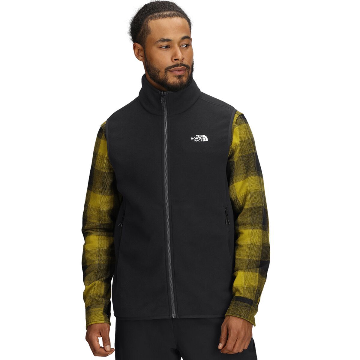 Image of The North Face Glacier Fleece Vest - Men's TNF Black, XL