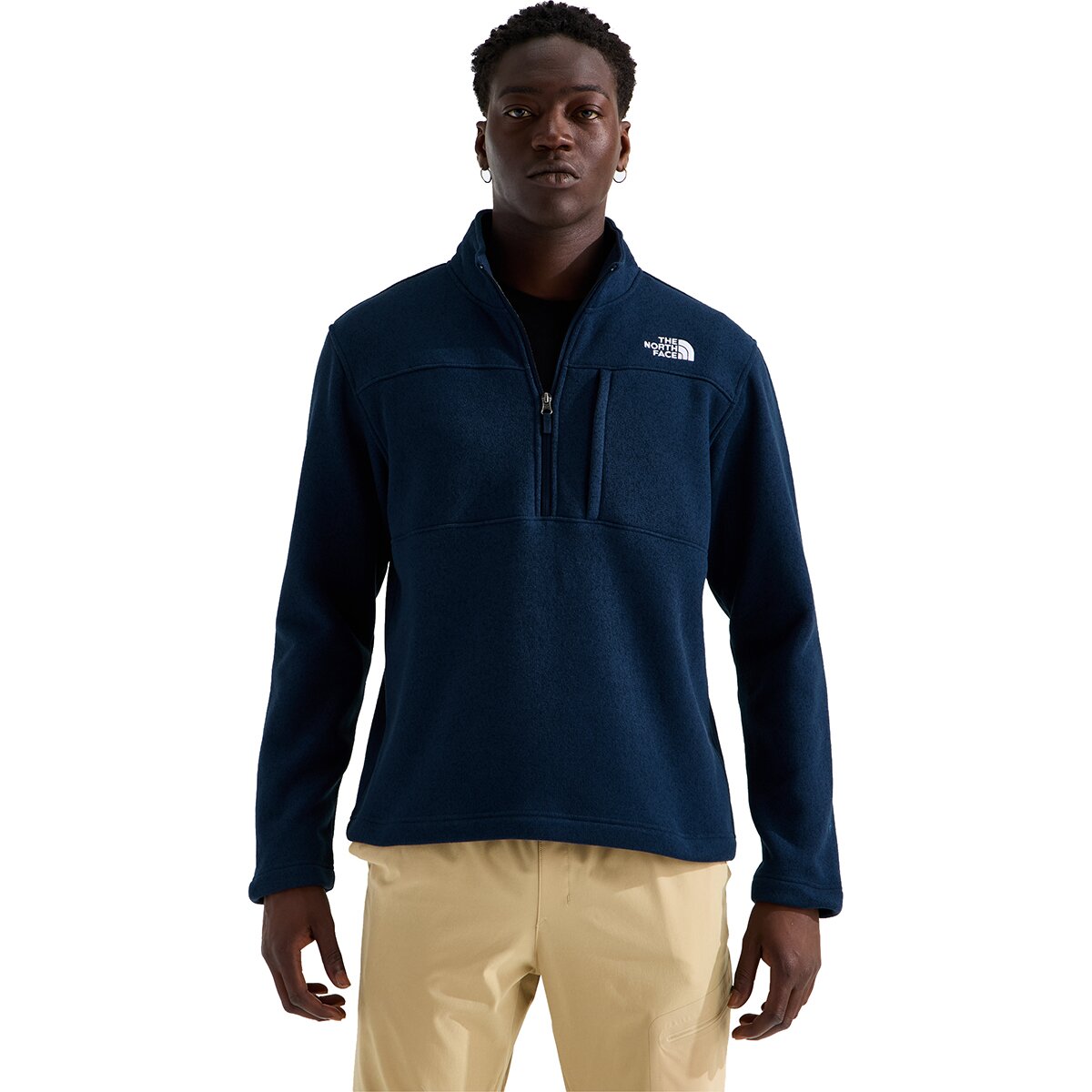 Image of The North Face Gordon Lyons 1/4-Zip Jacket - Men's Summit Navy Heather, M