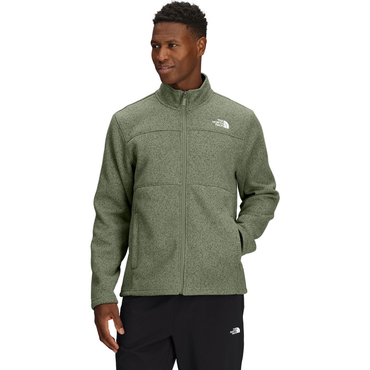 Image of The North Face Gordon Lyons Full-Zip Jacket - Men's Bark Mist Heather, S