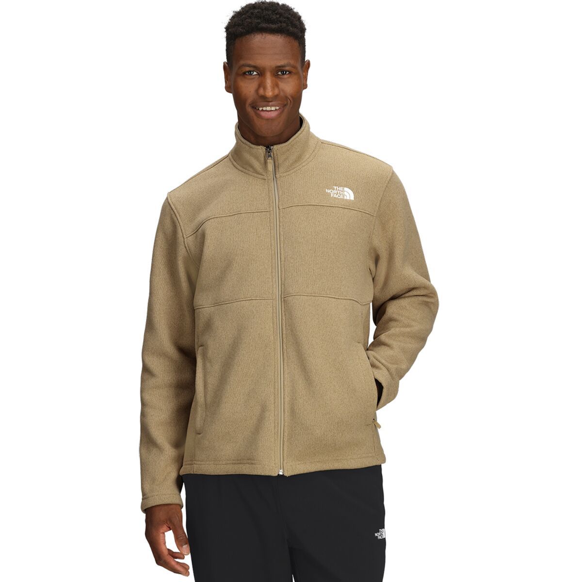 Image of The North Face Gordon Lyons Full-Zip Jacket - Men's Khaki Stone Heather, S