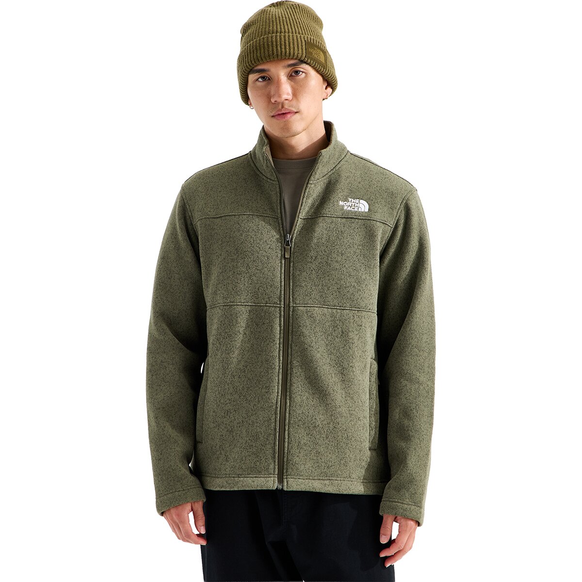 Image of The North Face Gordon Lyons Full-Zip Jacket - Men's New Taupe Green Heather, S