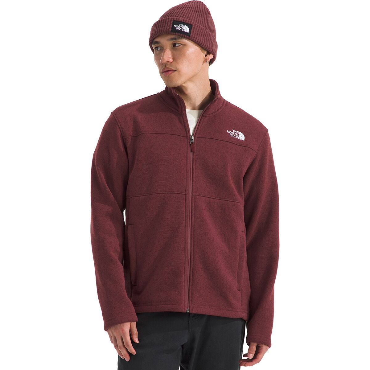 Image of The North Face Gordon Lyons Full-Zip Jacket - Men's Sumac Heather, XXL