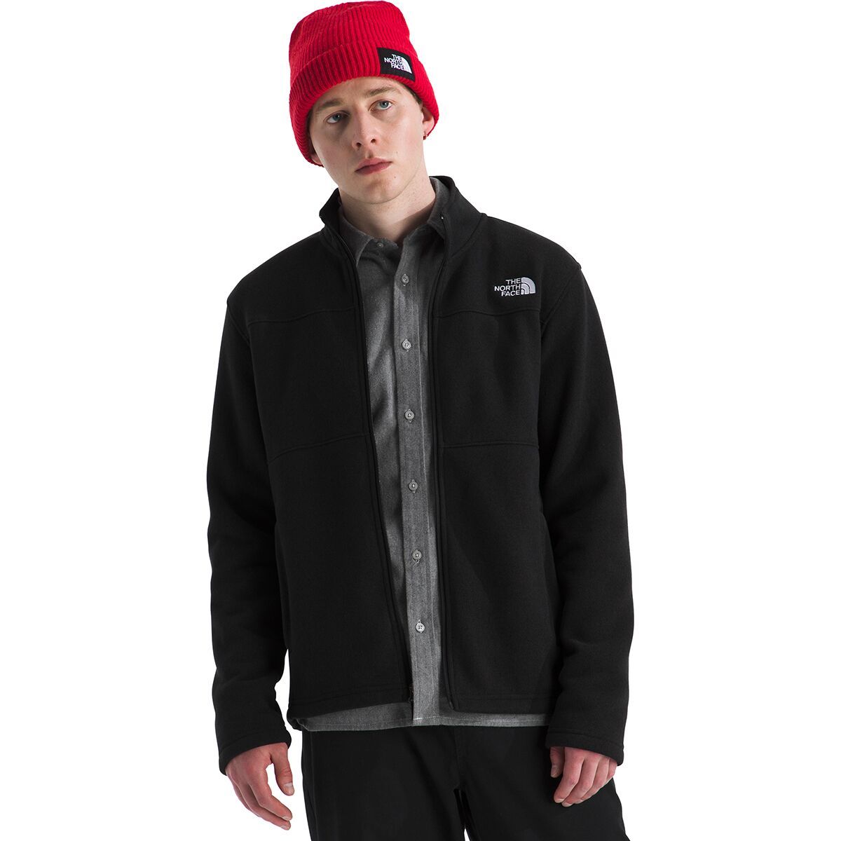 Image of The North Face Gordon Lyons Full-Zip Jacket - Men's TNF Black Heather, M