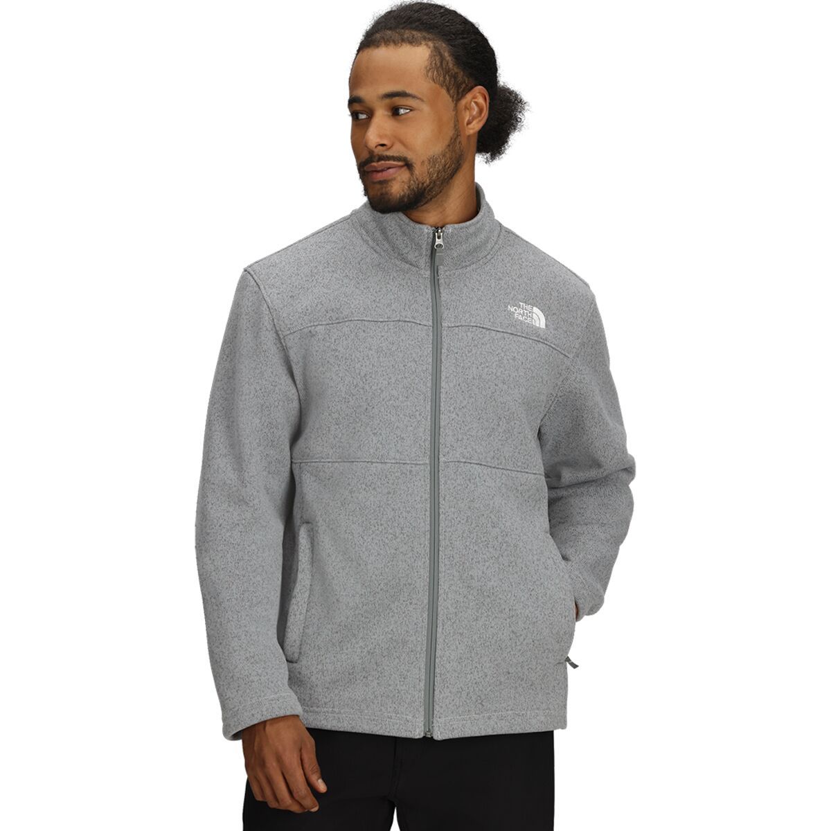 Image of The North Face Gordon Lyons Full-Zip Jacket - Men's TNF Medium Grey Heather, XS