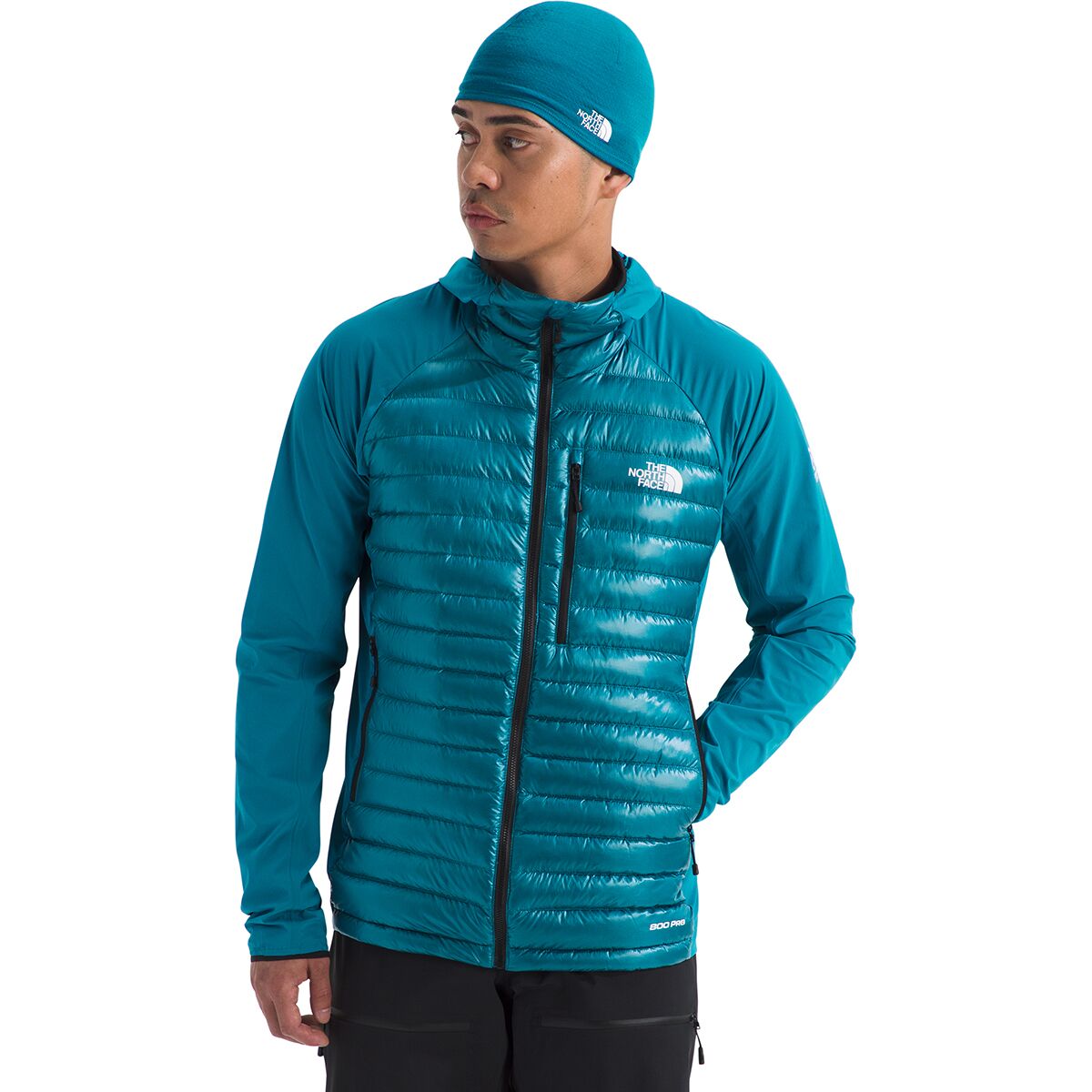 Image of The North Face Summit Breithorn LT Hybrid Hooded Jacket - Men's Dusk Blue, XXL