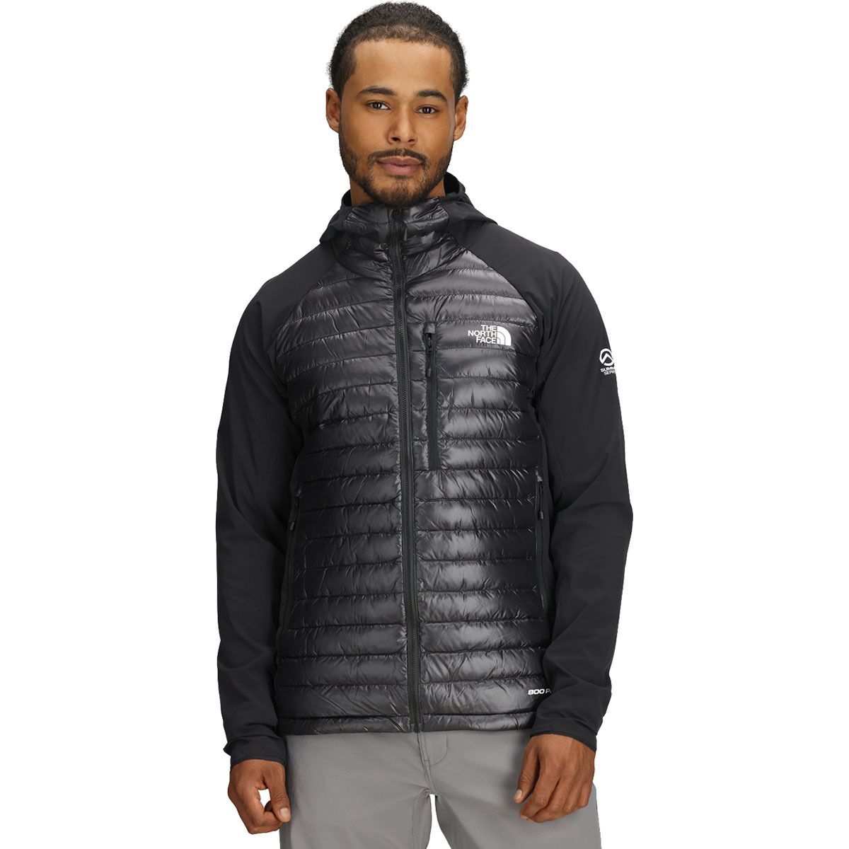 The North Face Summit Breithorn LT Hybrid Hooded Jacket - Men's TNF Black, XL