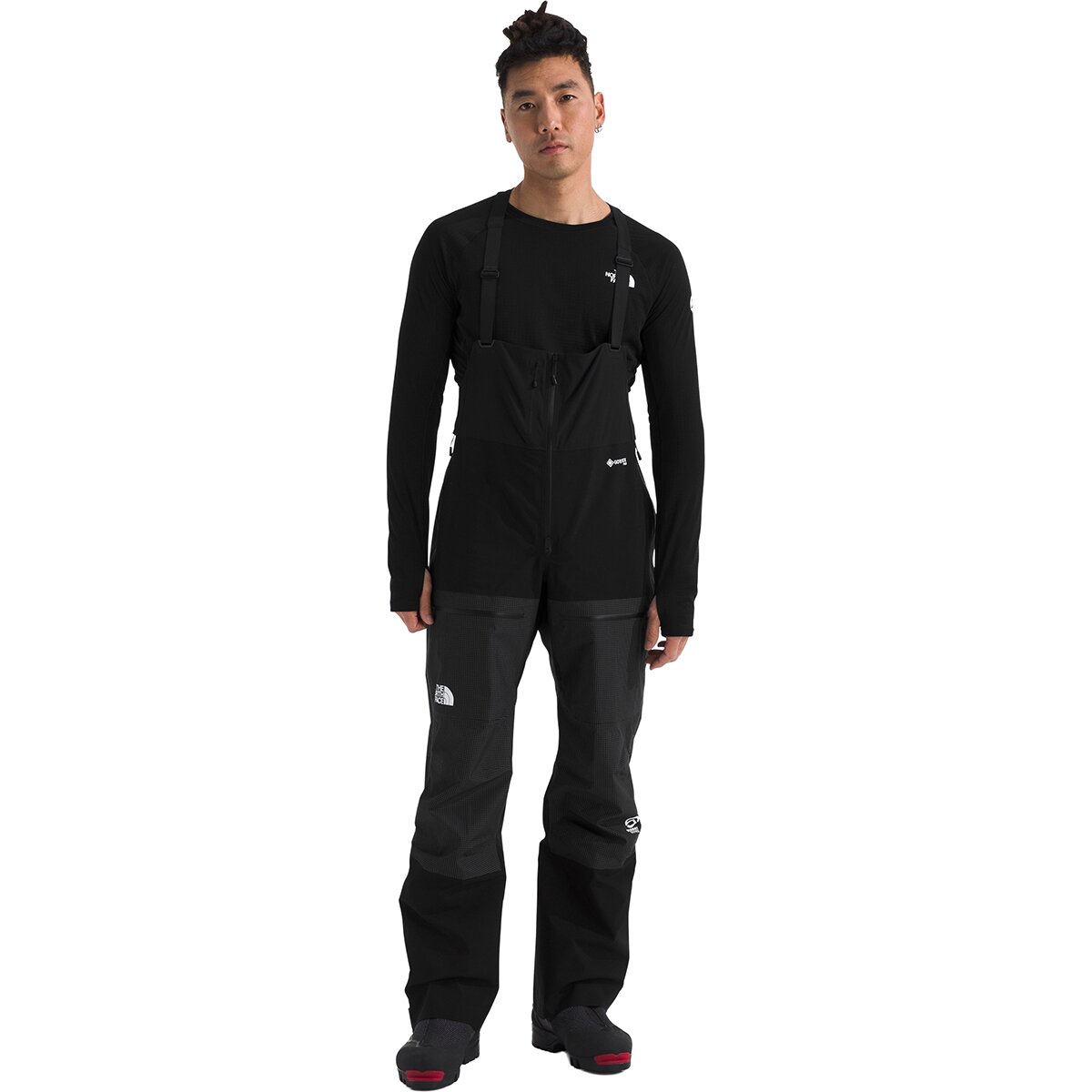 Image of The North Face Summit Mountain GTX Pro Bib Pant - Men's TNF Black, L/Long