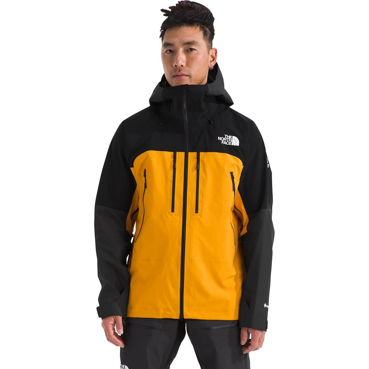 Image of The North Face Summit Mountain GTX Pro Jacket - Men's Summit Gold/TNF Black, XXL