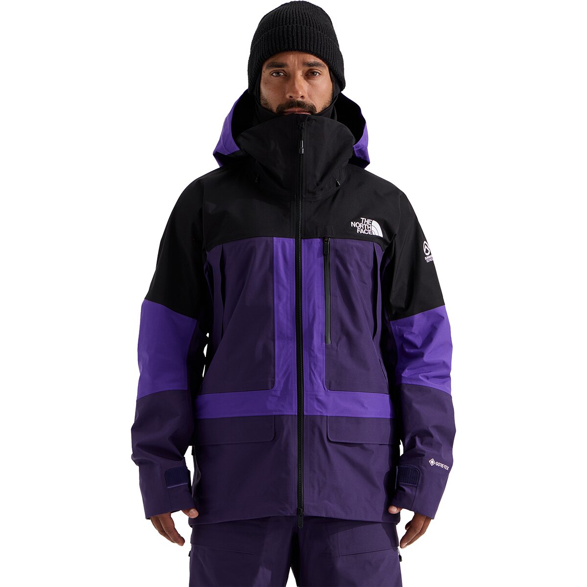 Image of The North Face Summit Verbier GTX Jacket - Men's Peak Purple/Eternal Purple/TNF Black, S