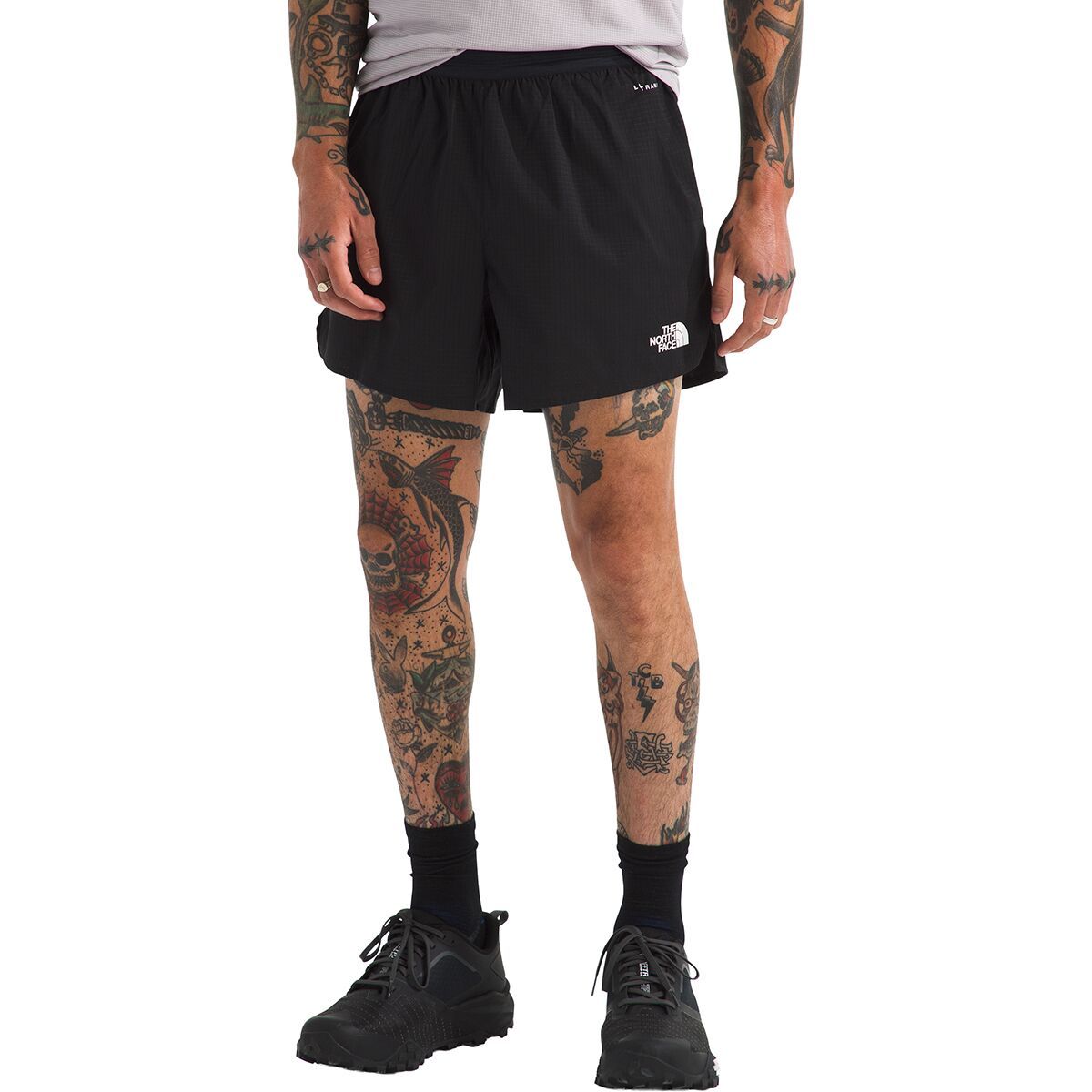 Image of The North Face Sunriser 5in Short - Men's TNF Black, XXL/Short