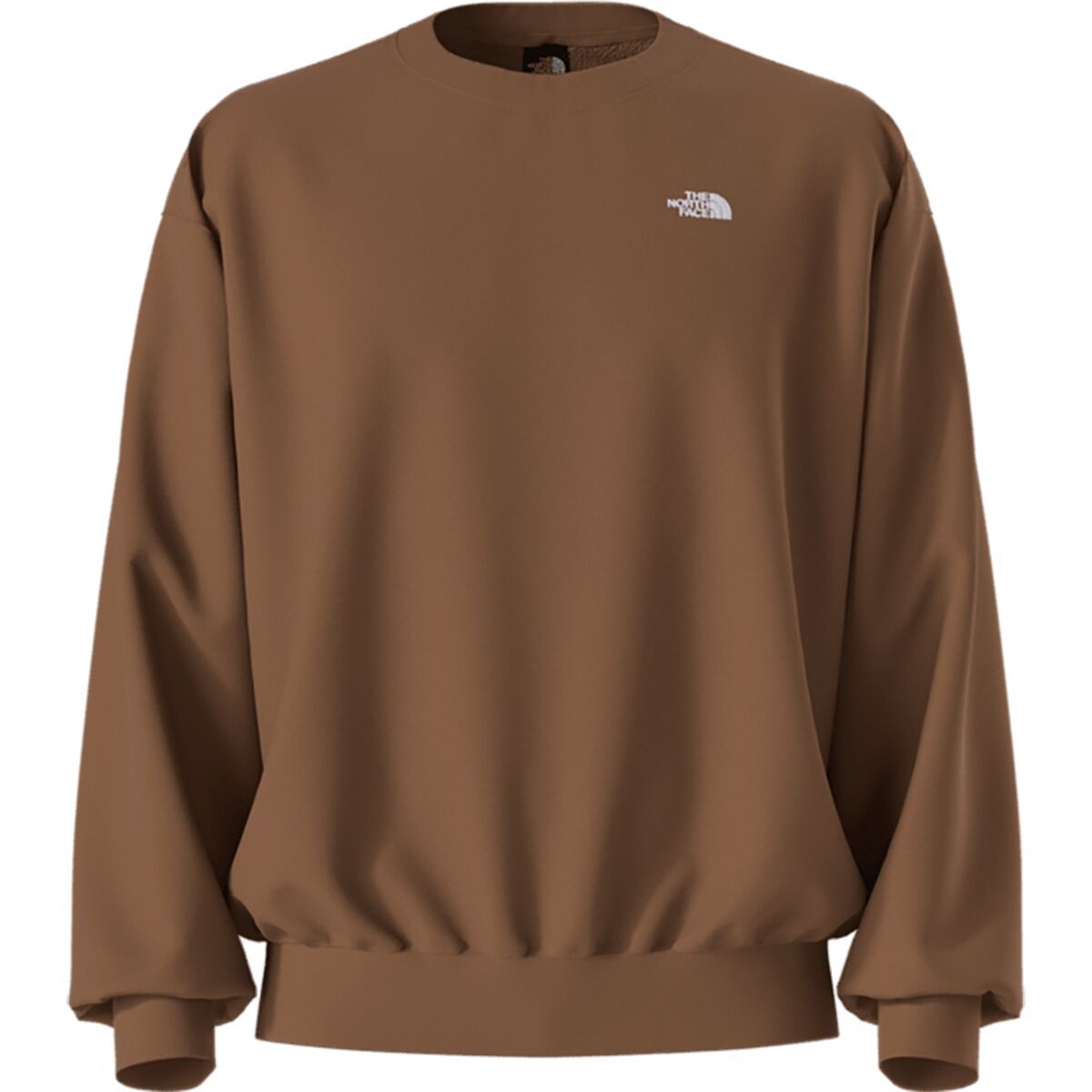 Image of The North Face TNF Core Embroidered Oversized Crew Sweatshirt - Men's Burnt Umber, S