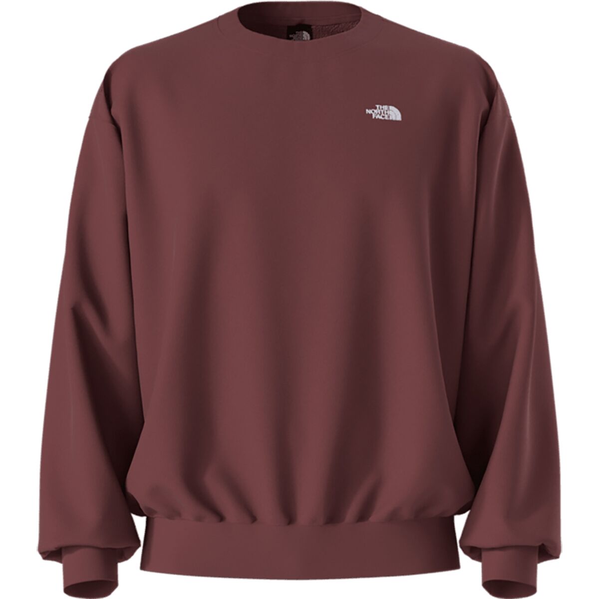 Image of The North Face TNF Core Embroidered Oversized Crew Sweatshirt - Men's Sumac, XL
