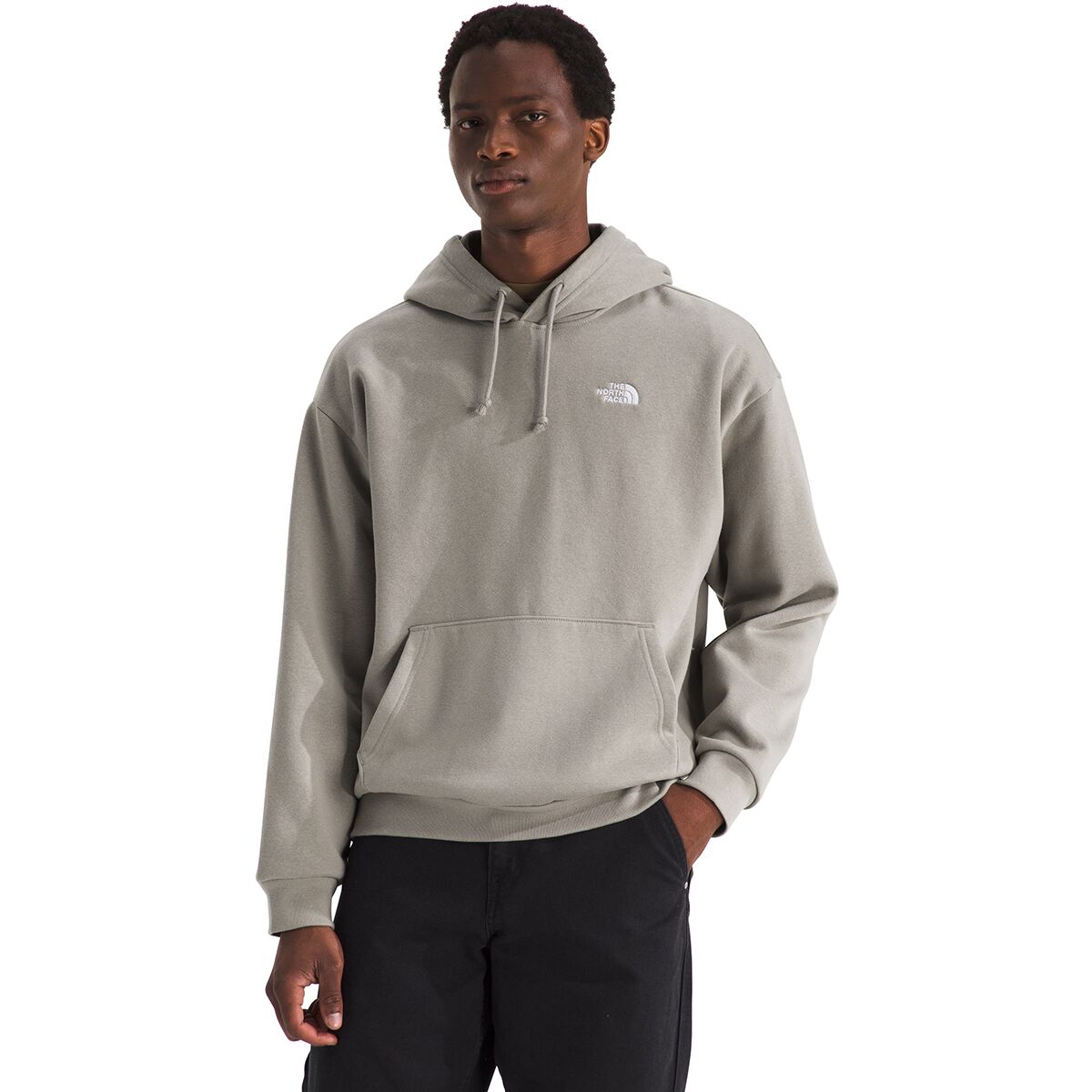 Image of The North Face TNF Core Embroidered Oversized Hoodie - Men's Stone Slab, S