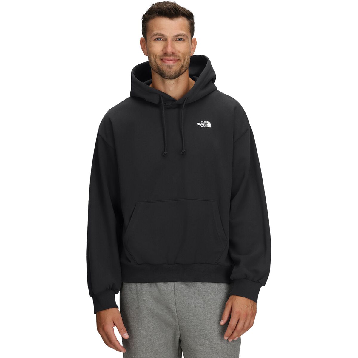 Image of The North Face TNF Core Embroidered Oversized Hoodie - Men's TNF Black, XL