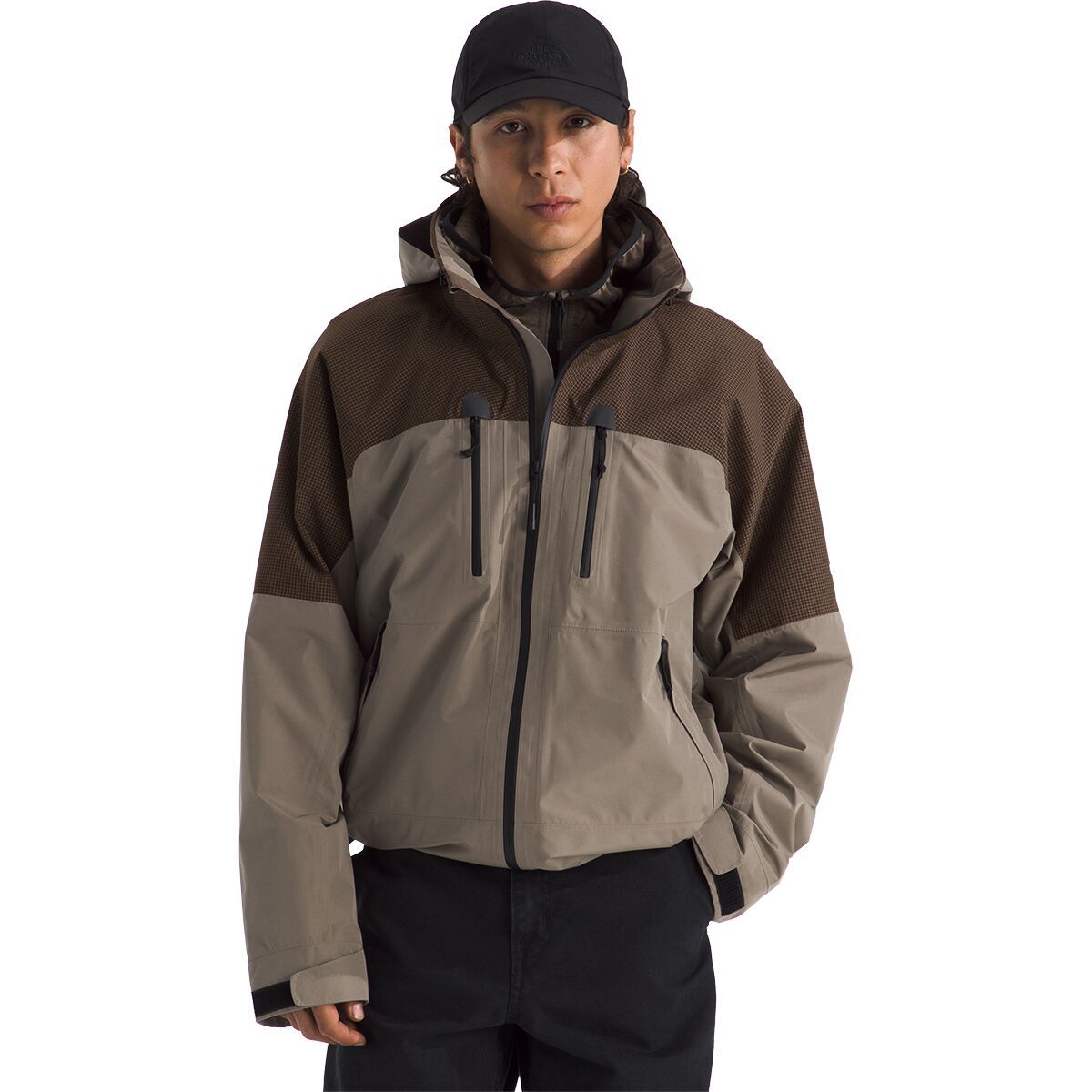 Image of The North Face TNF High Kinetics Extreme Utility Wind Jacket - Men's Mocha Brown/Smokey Brown, XL