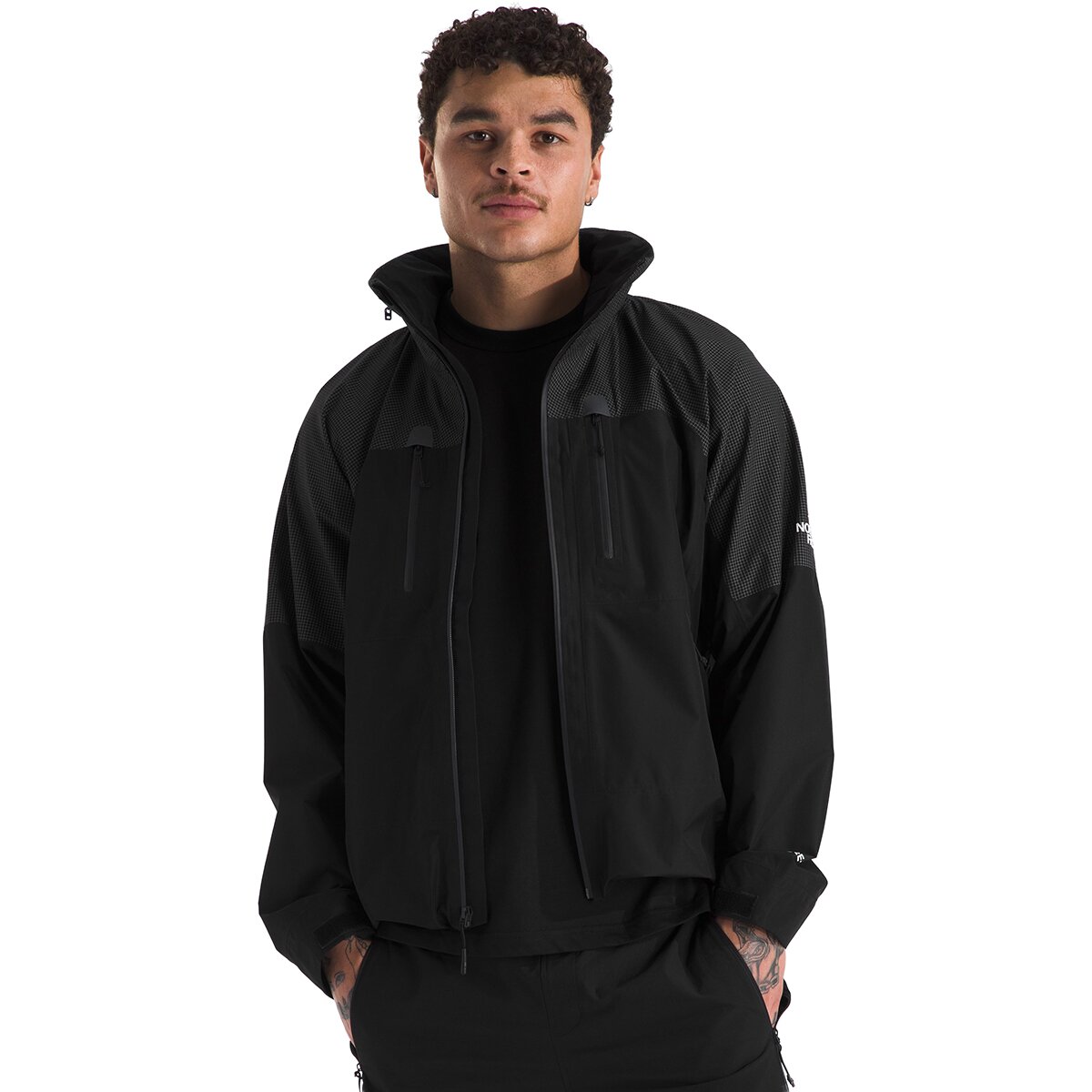 Image of The North Face TNF High Kinetics Extreme Utility Wind Jacket - Men's TNF Black, M