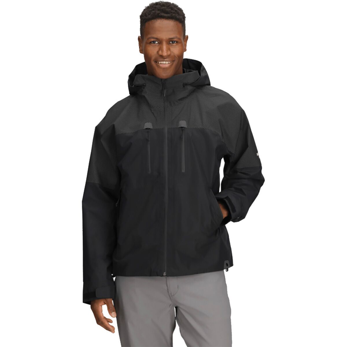 Image of The North Face TNF High Kinetics Extreme Utility Wind Jacket - Men's TNF Black, L