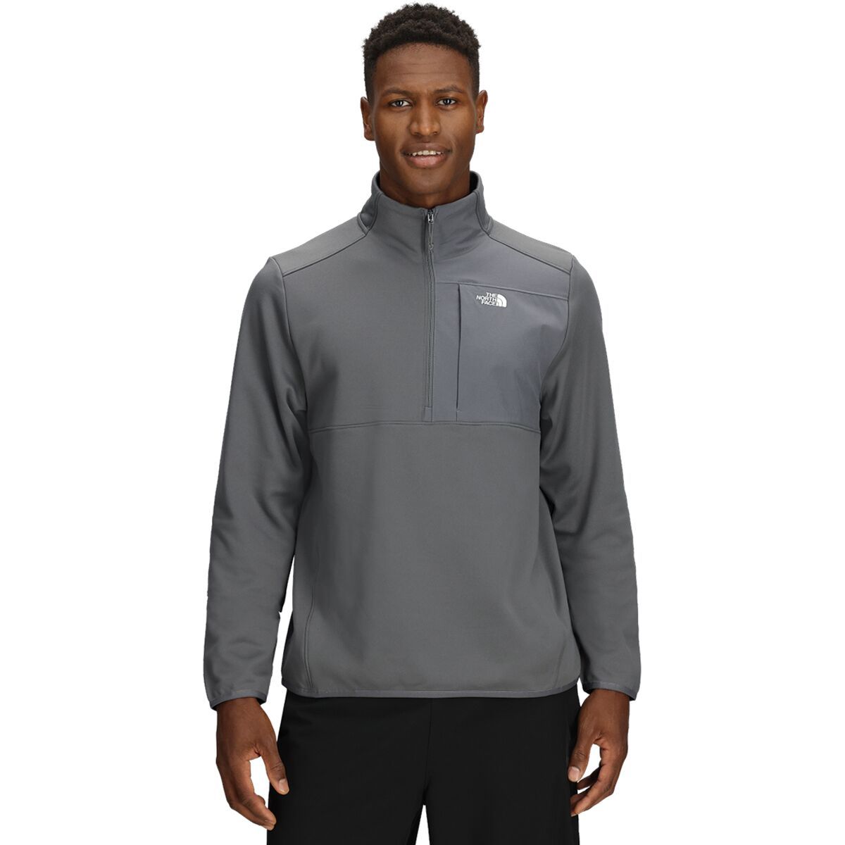 Image of The North Face TNF Performance Fleece 1/4-Zip Jacket - Men's Smoked Pearl, XS