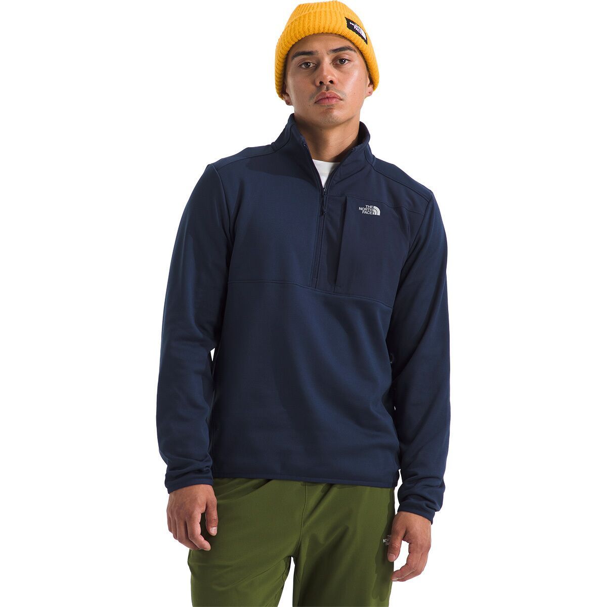 Image of The North Face TNF Performance Fleece 1/4-Zip Jacket - Men's Summit Navy, XXL