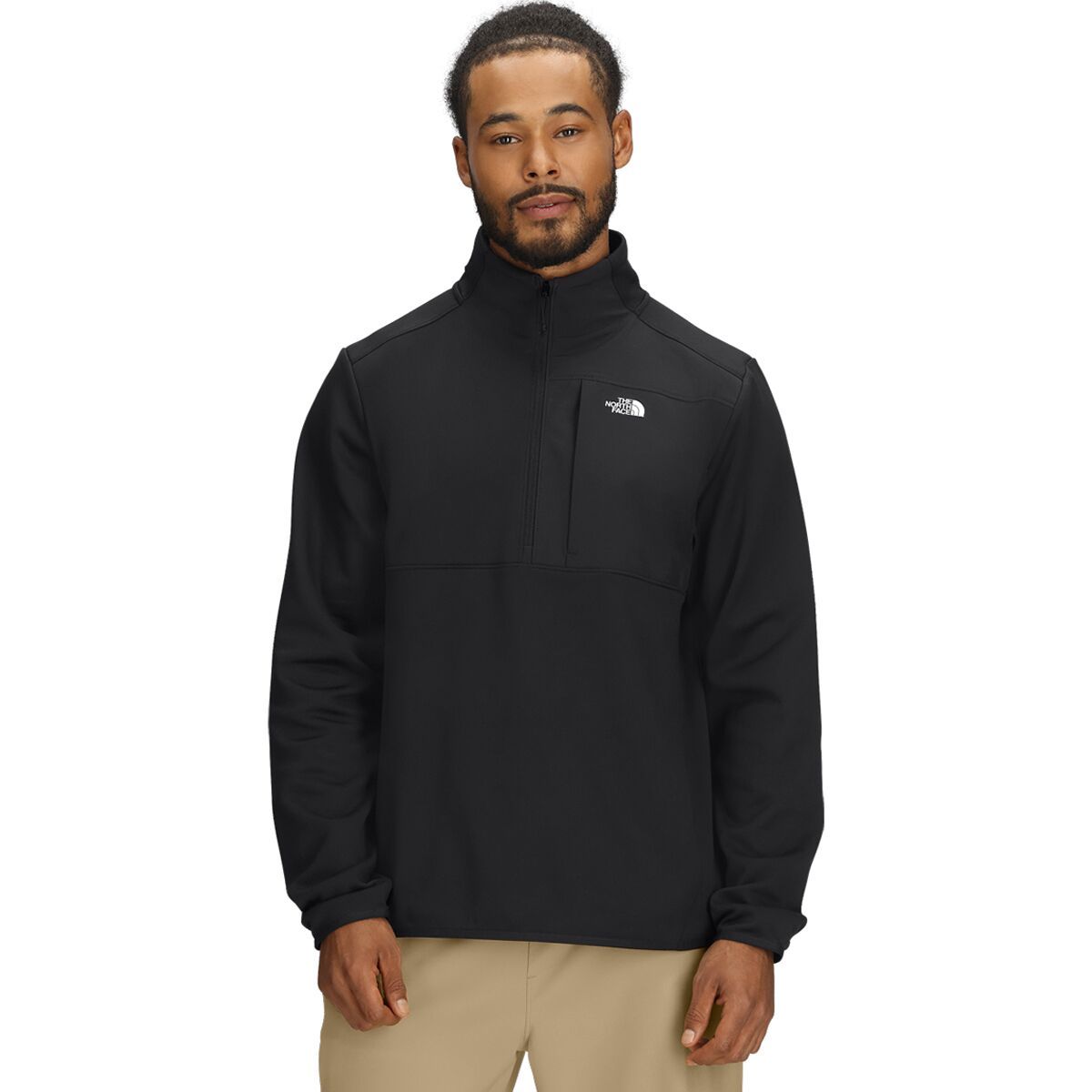 Image of The North Face TNF Performance Fleece 1/4-Zip Jacket - Men's TNF Black, XL