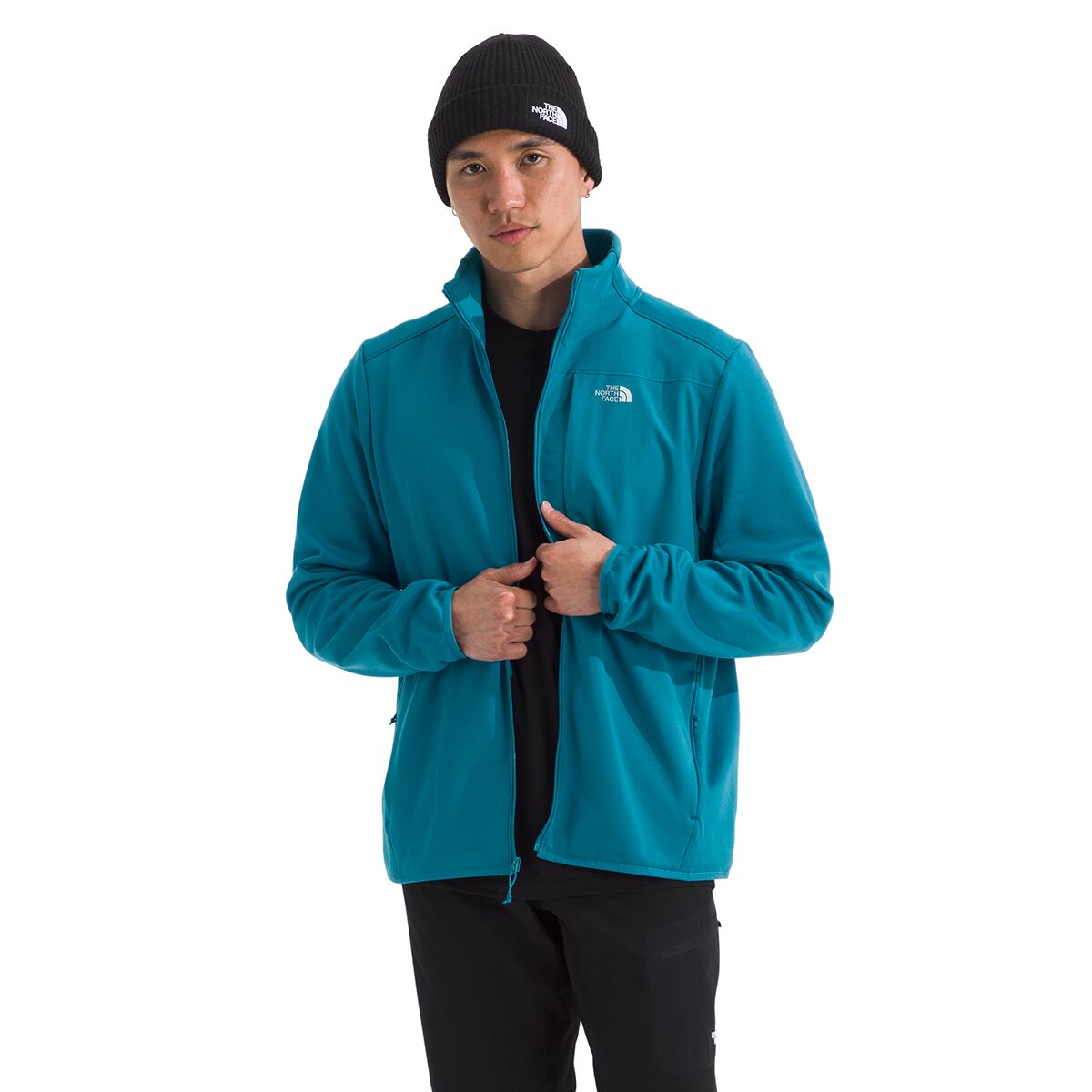 Image of The North Face TNF Performance Fleece Full-Zip Jacket - Men's Dusk Blue, S