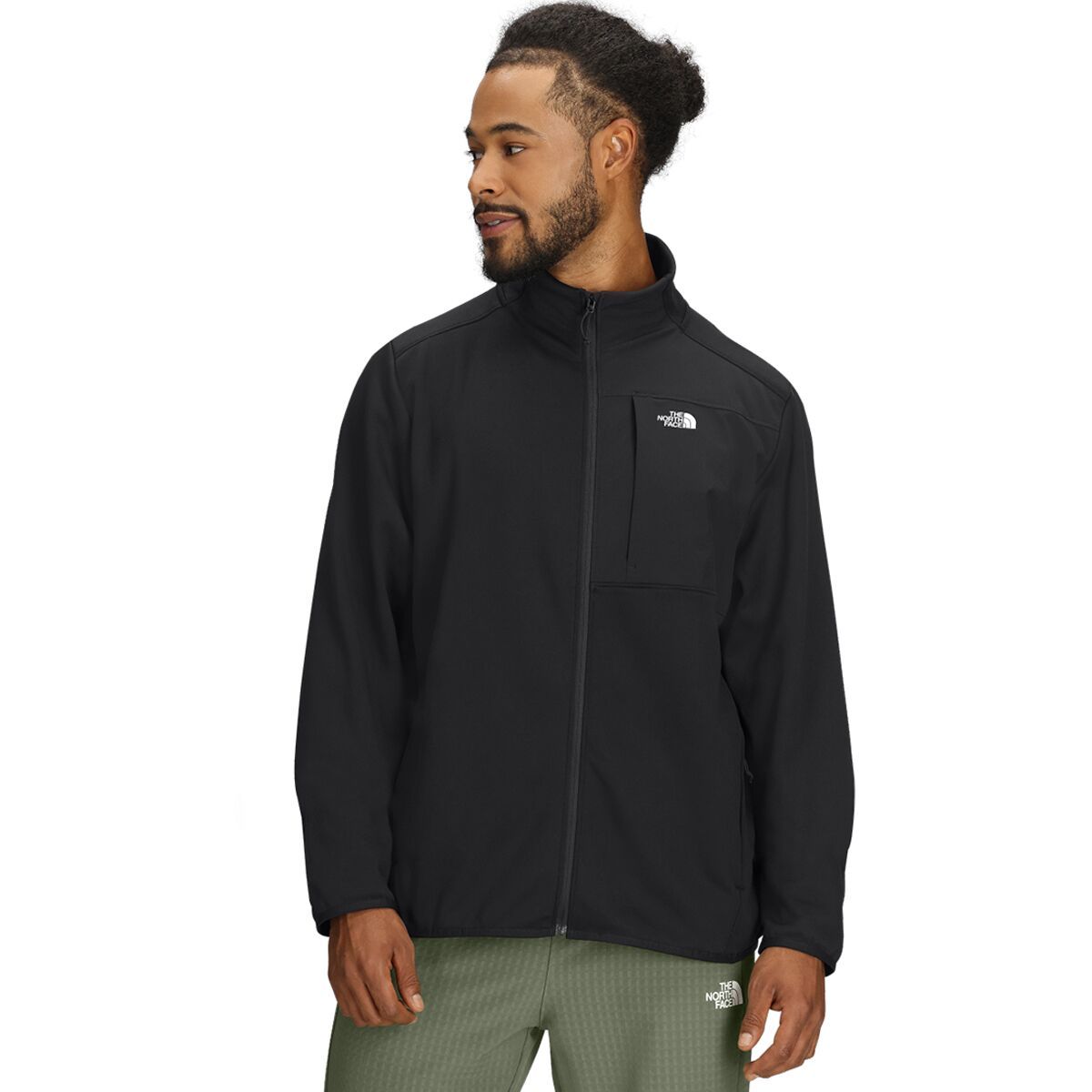 Image of The North Face TNF Performance Fleece Full-Zip Jacket - Men's TNF Black, XS