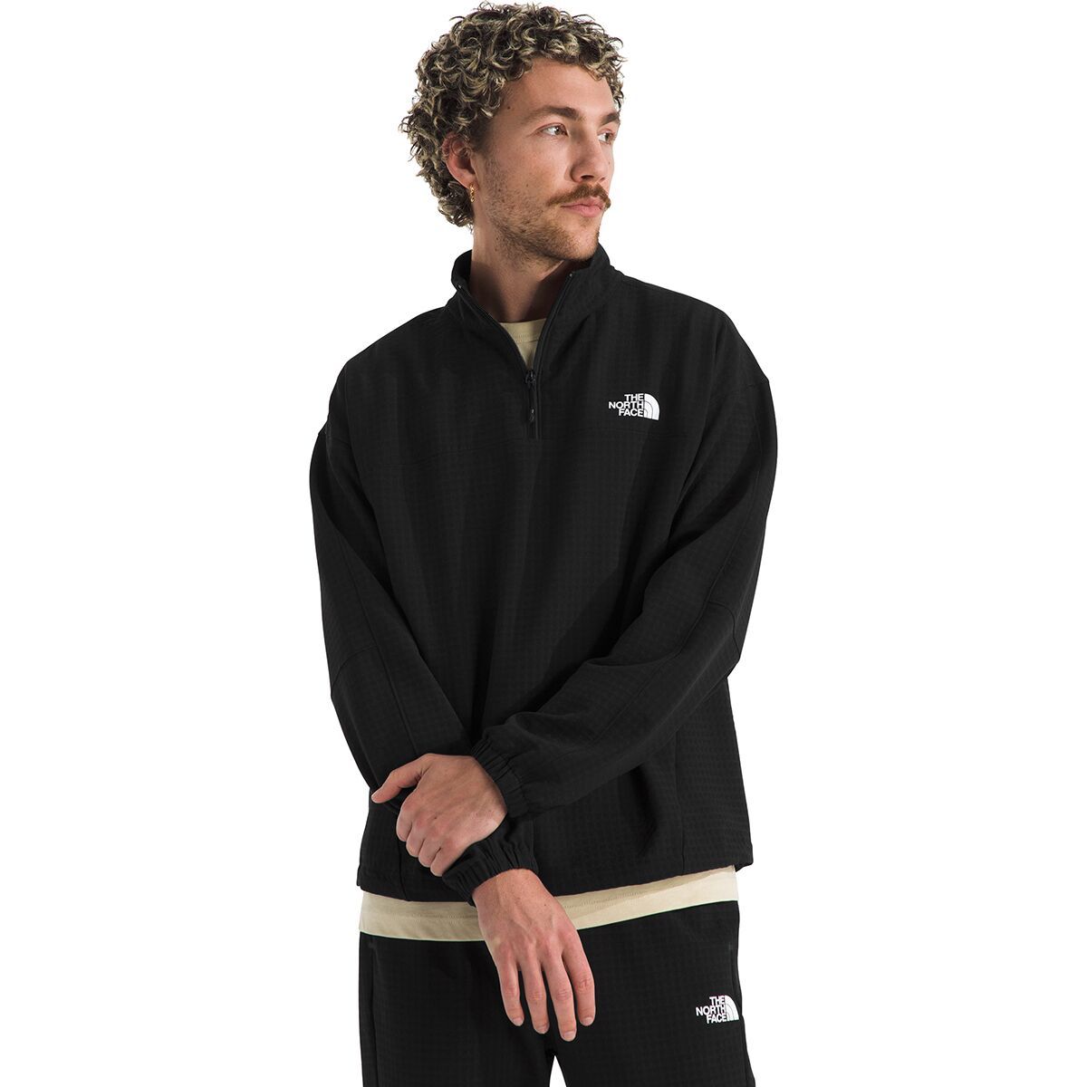 Image of The North Face Tekware 1/4-Zip Jacket - Men's TNF Black, XS