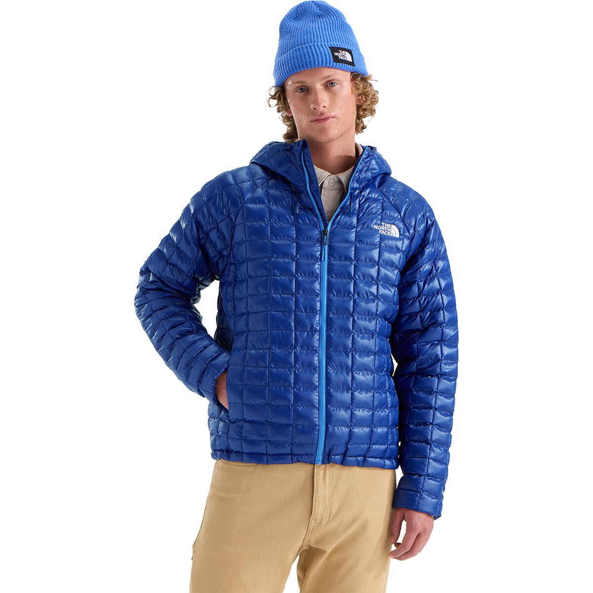 Image of The North Face ThermoBall Hooded Jacket - Men's Bold Blue, M