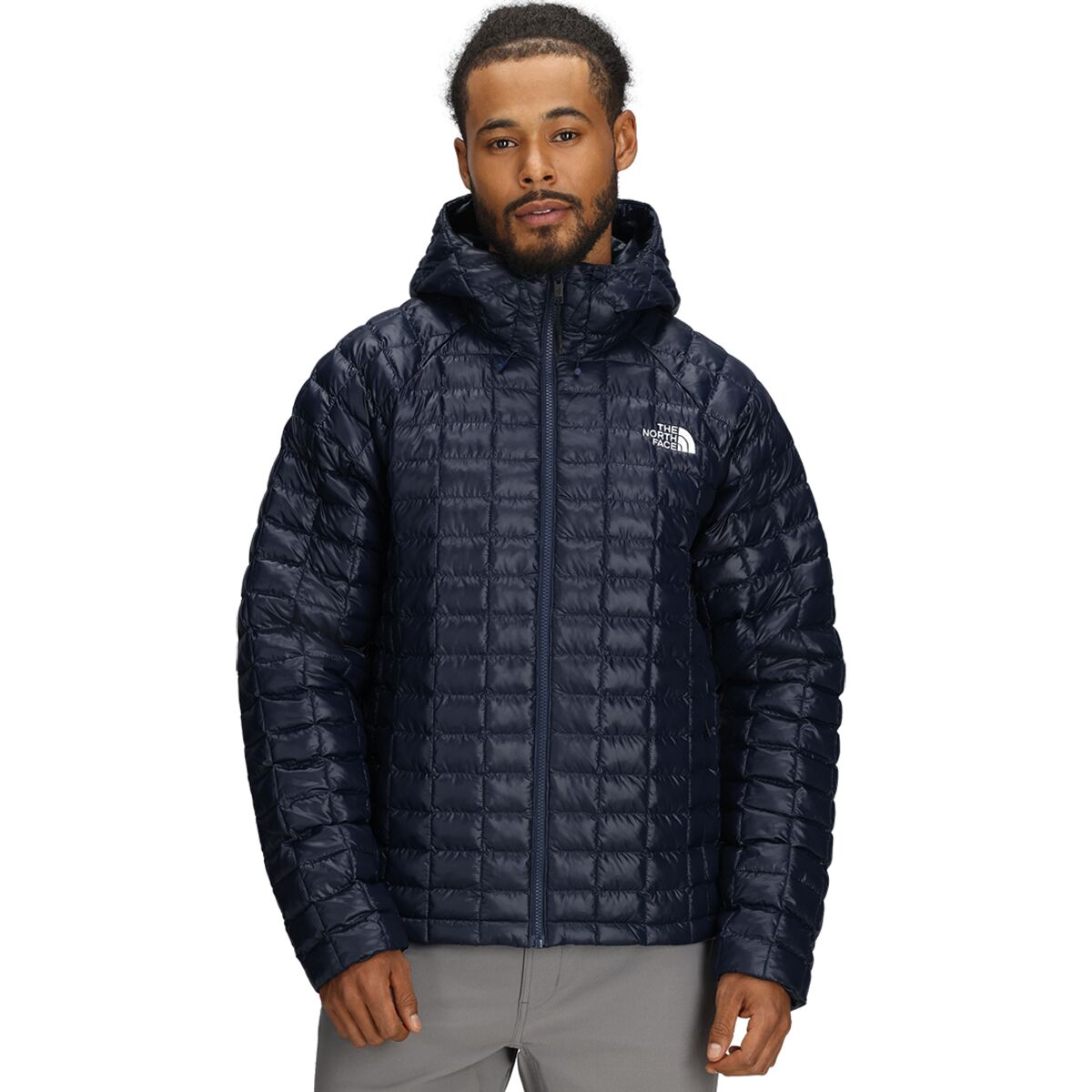 Image of The North Face ThermoBall Hooded Jacket - Men's Summit Navy, XXL