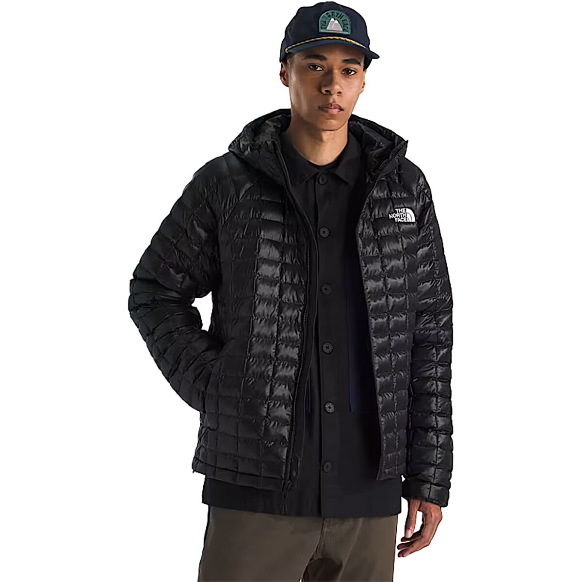 Image of The North Face ThermoBall Hooded Jacket - Men's TNF Black, S