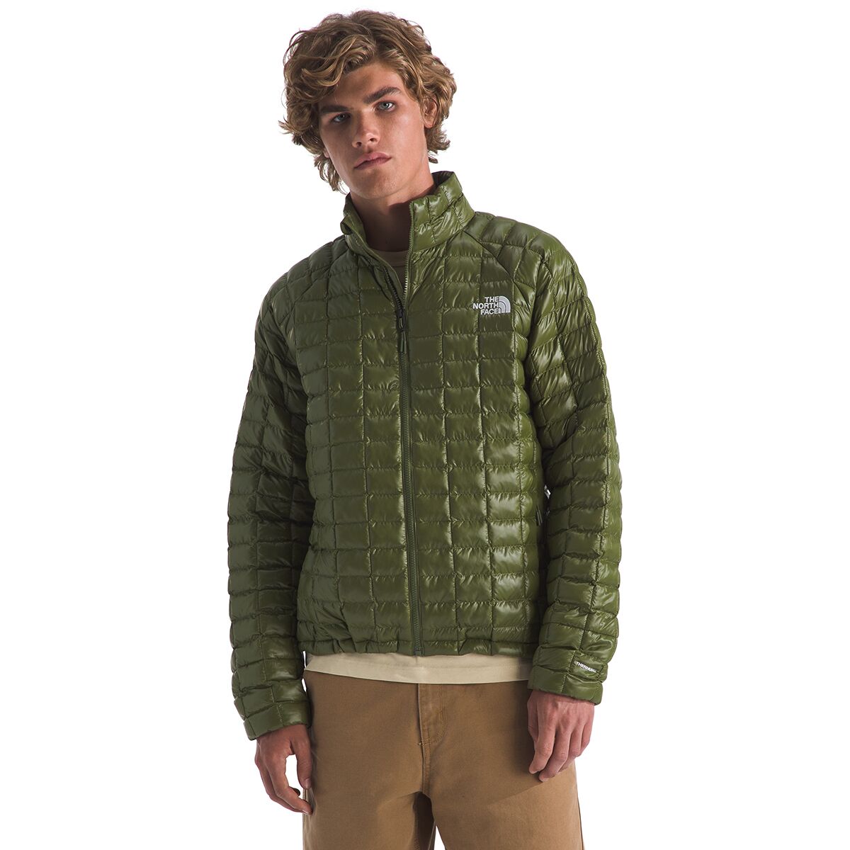 Image of The North Face ThermoBall Jacket - Men's Woodland Green, S