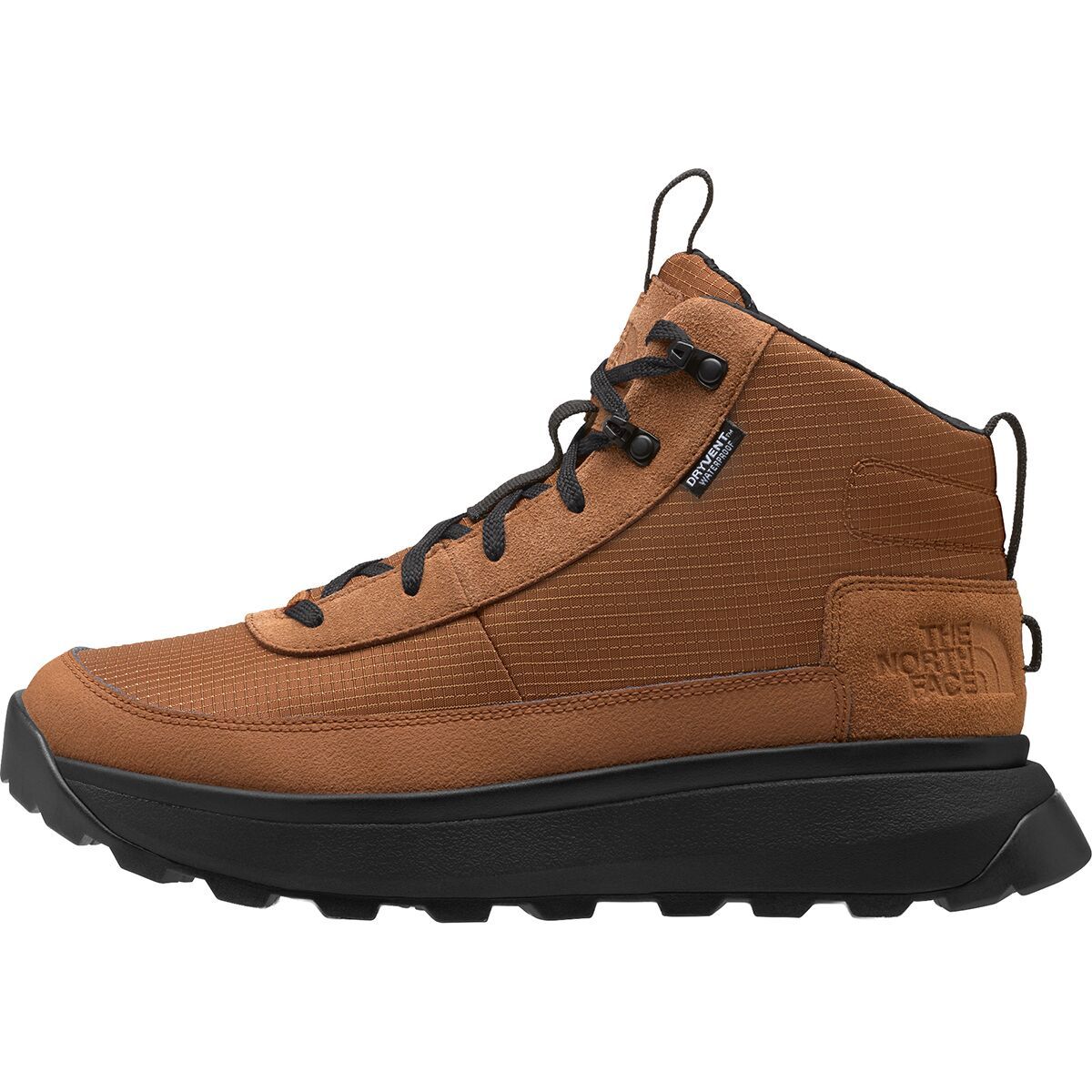 Image of The North Face Bergen Mid WP Boot - Men's Burnt Umber/TNF Black, 11.0
