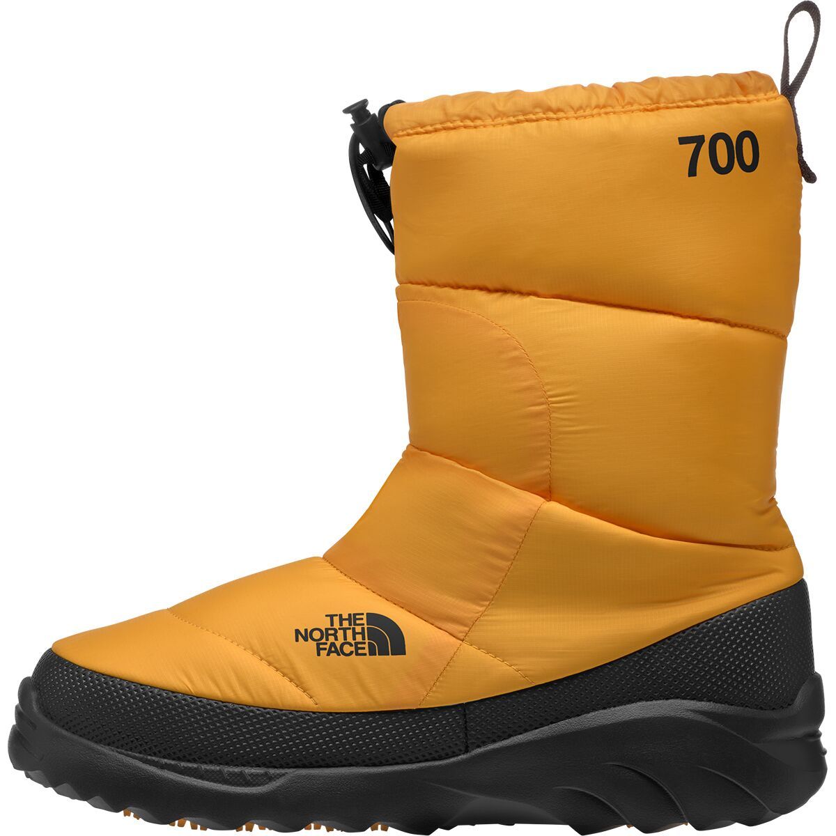 Image of The North Face Nuptse Traction Bootie Summit Gold/TNF Black, Mens 11.0/Womens 13.0