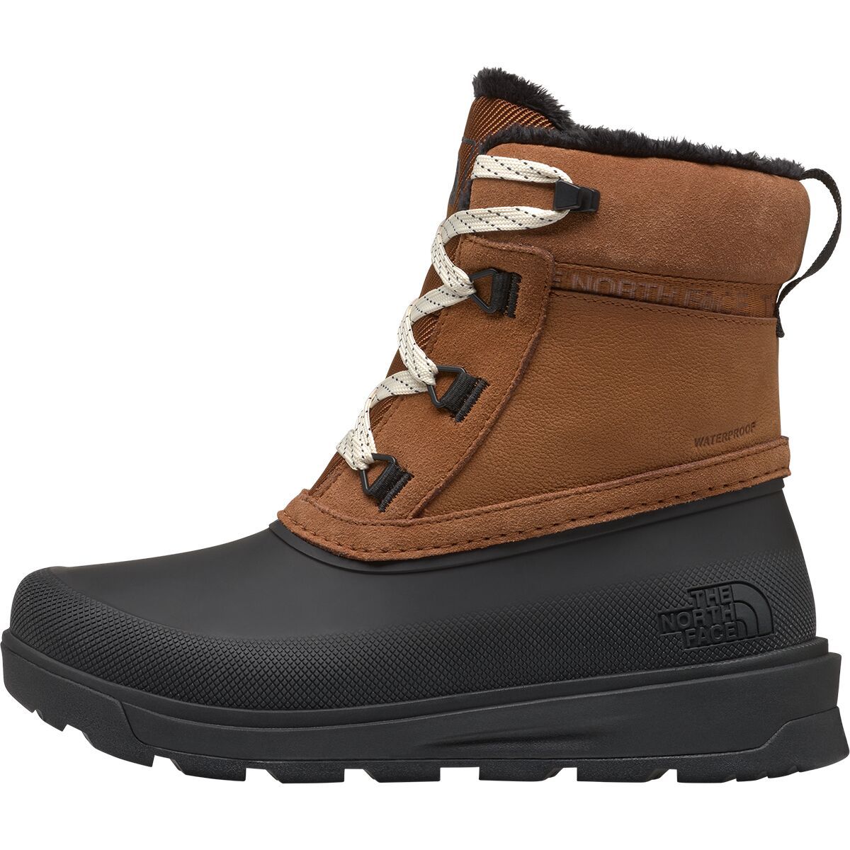 Image of The North Face Shellista V Shorty WP Boot - Women's Burnt Umber/TNF Black, 10.0