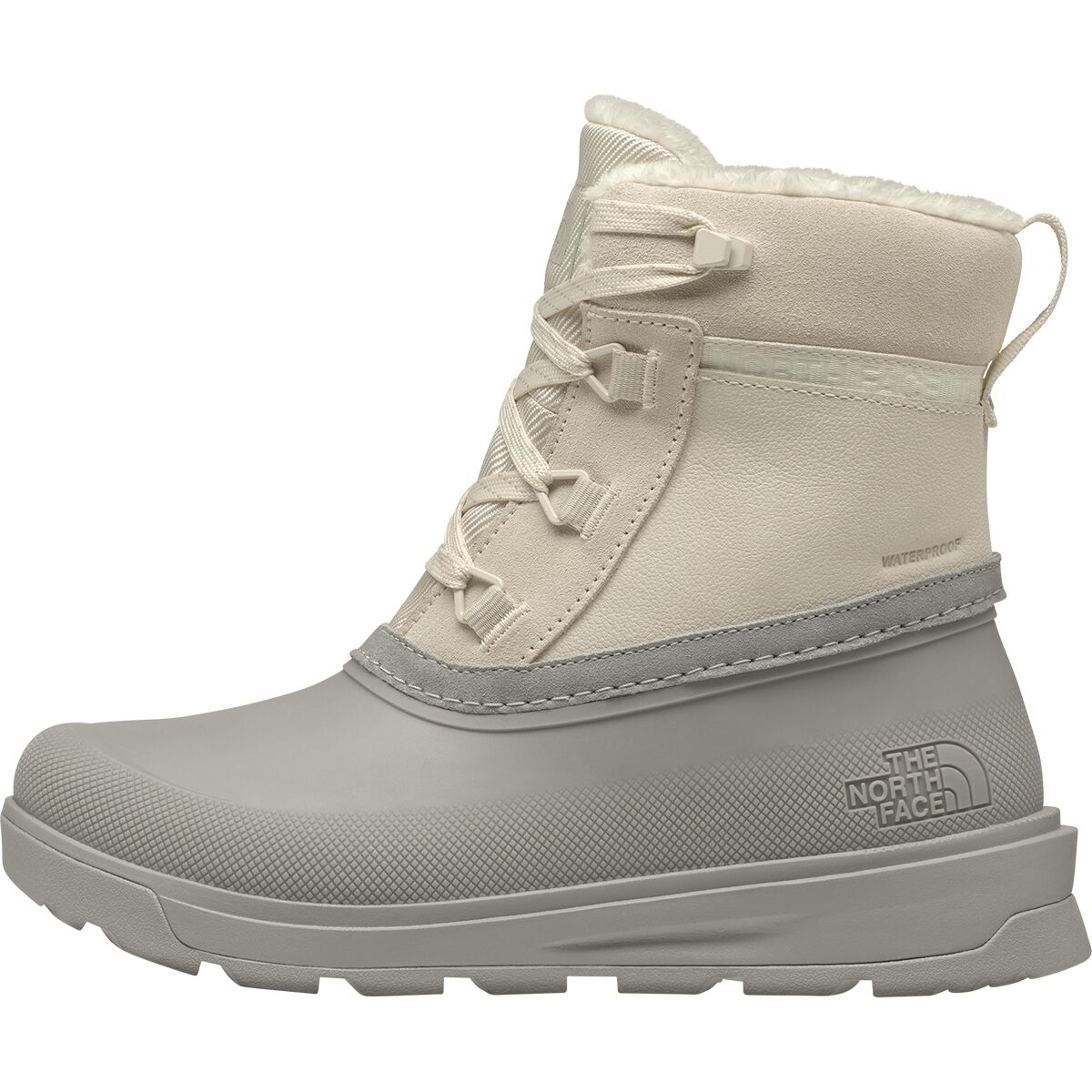 Image of The North Face Shellista V Shorty WP Boot - Women's White Dune/Soapstone, 9.0