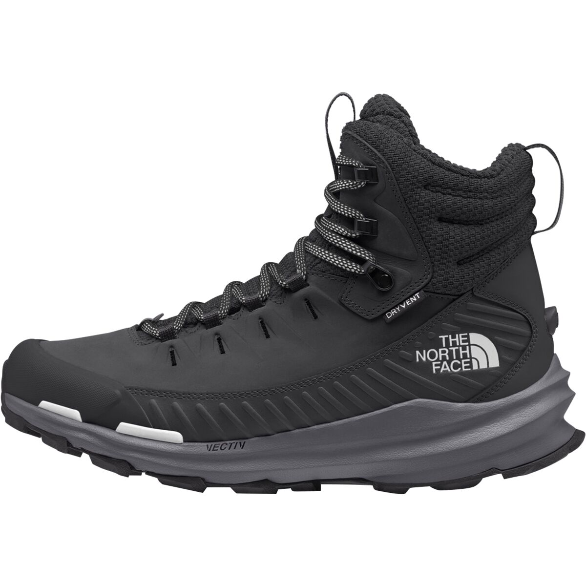 Image of The North Face VECTIV Fastpack Insulated WP Hiking Boot - Women's TNF Black/Vanadis Grey, 6.5