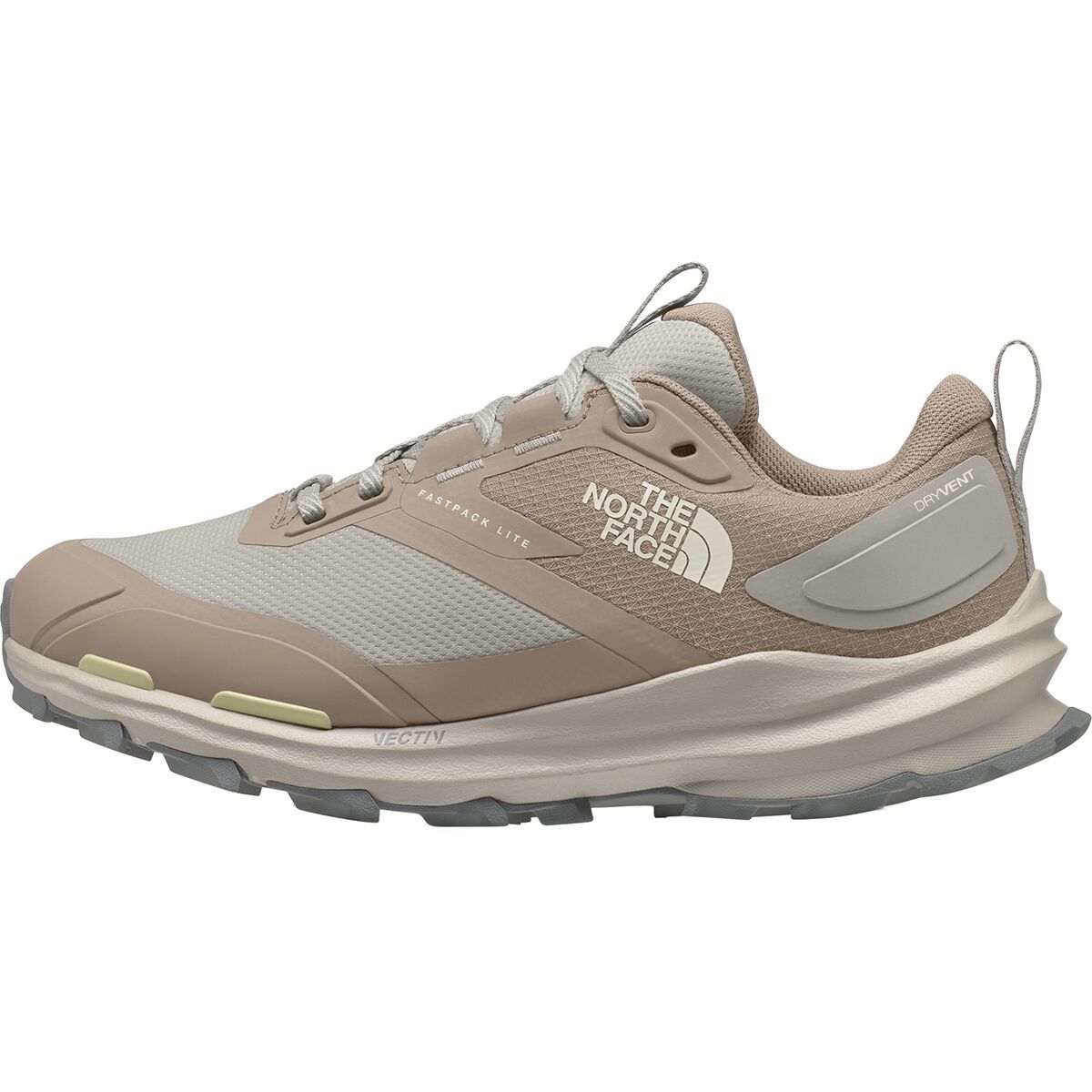 Image of The North Face VECTIV Fastpack Lite WP Hiking Boot - Women's Mushroom Grey/Soapstone, 8.5