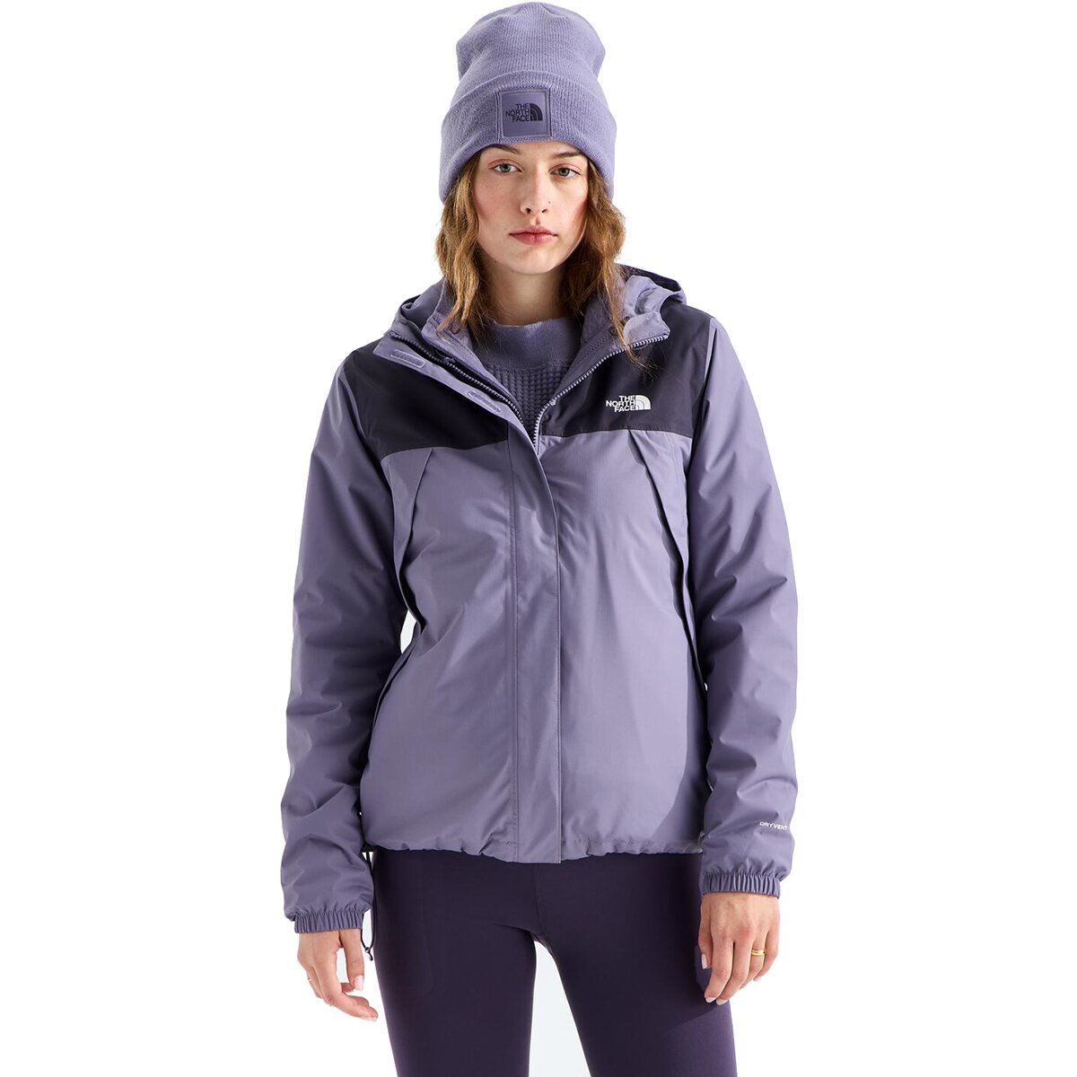 Image of The North Face Antora Triclimate Jacket - Women's Grounded Plum/Endless Dusk, S