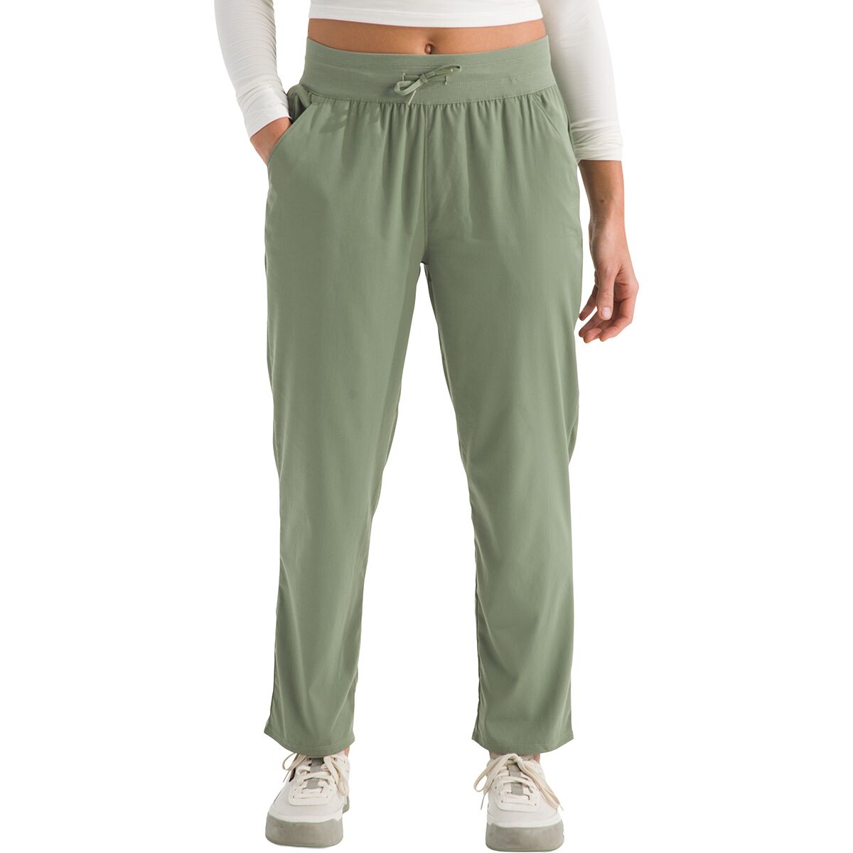 Image of The North Face Aphrodite Arise Ankle Pant - Women's Bark Mist, M/Reg