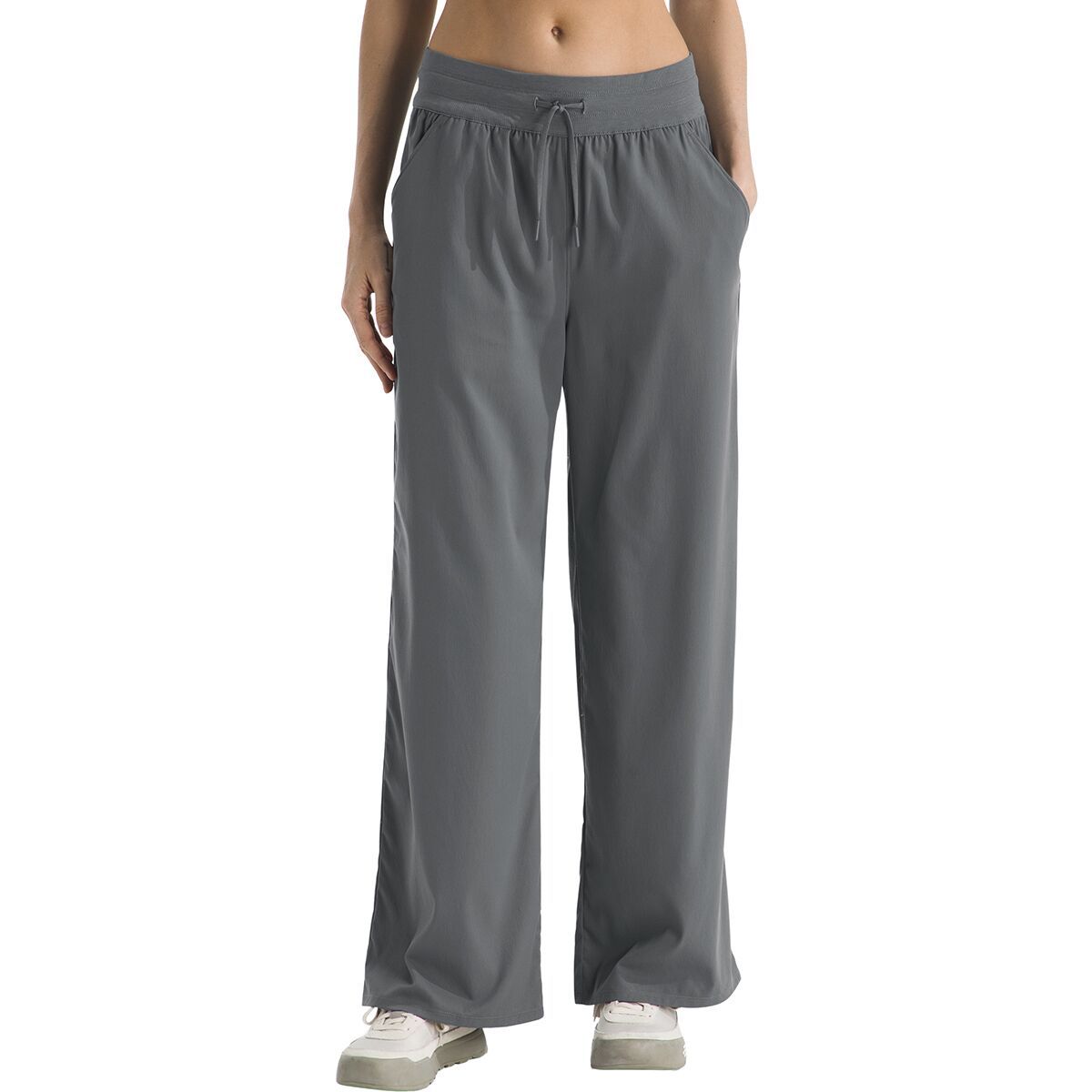 Image of The North Face Aphrodite Arise Wide Leg Pant - Women's Smoked Pearl, XS/Reg