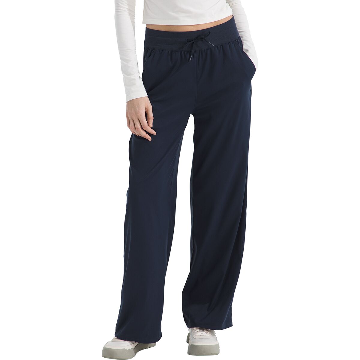 Image of The North Face Aphrodite Arise Wide Leg Pant - Women's Summit Navy, XL/Reg